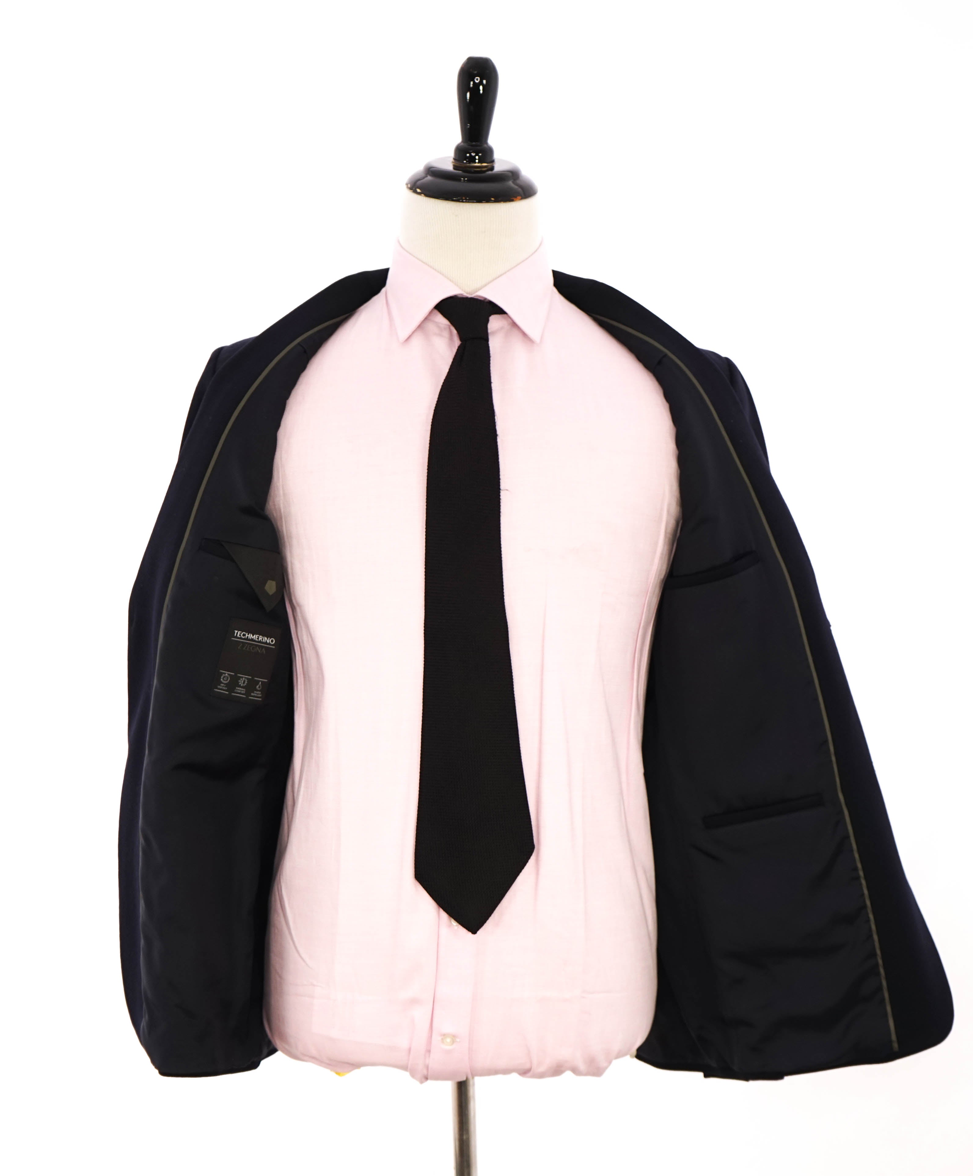 $1,095 Z ZEGNA - *TECHMERINO* Pure Wool Navy Performance Blazer - 40R