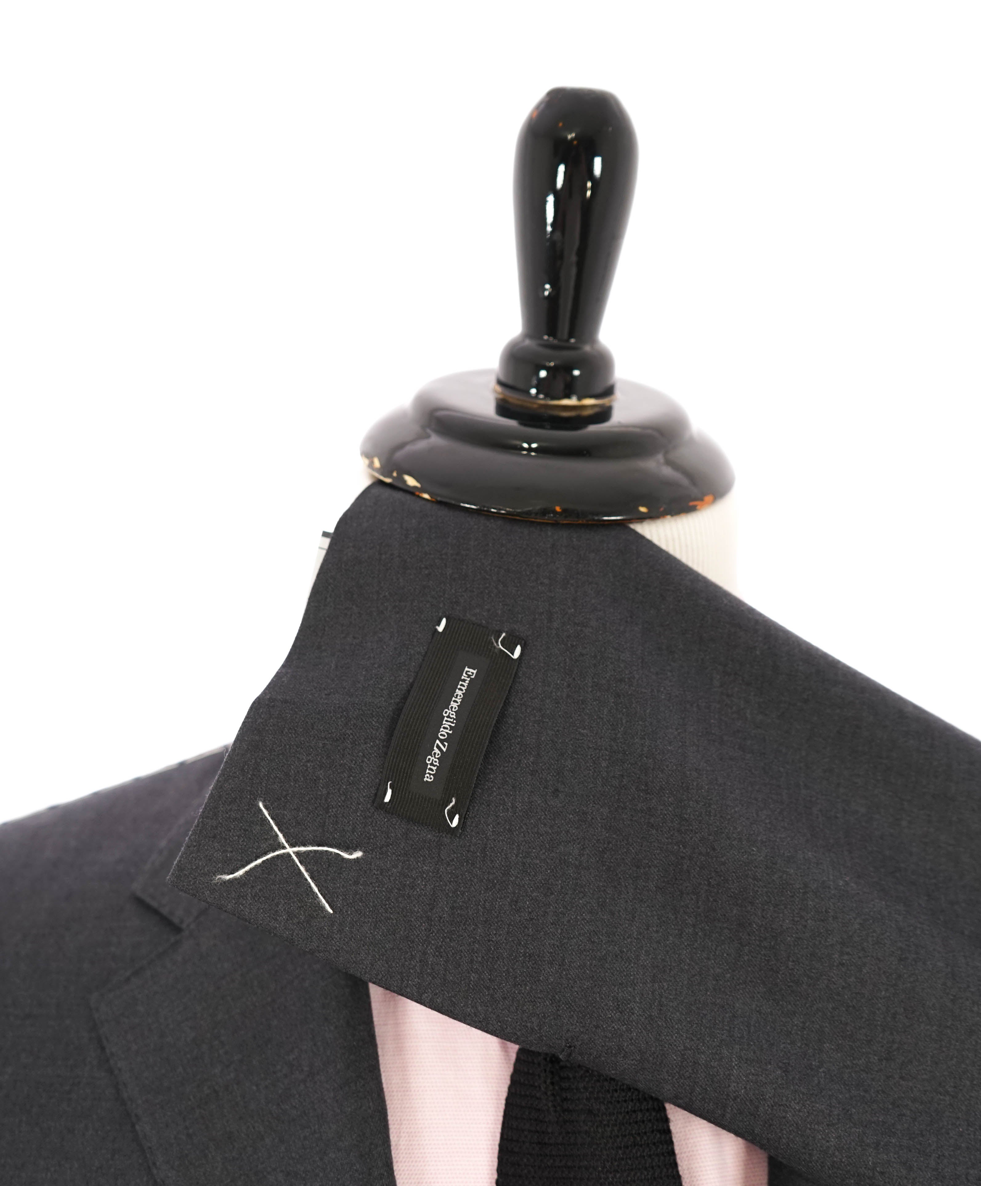 $3,995 ERMENEGILDO ZEGNA -"TROFEO" Charcoal Suit - 36S 33W