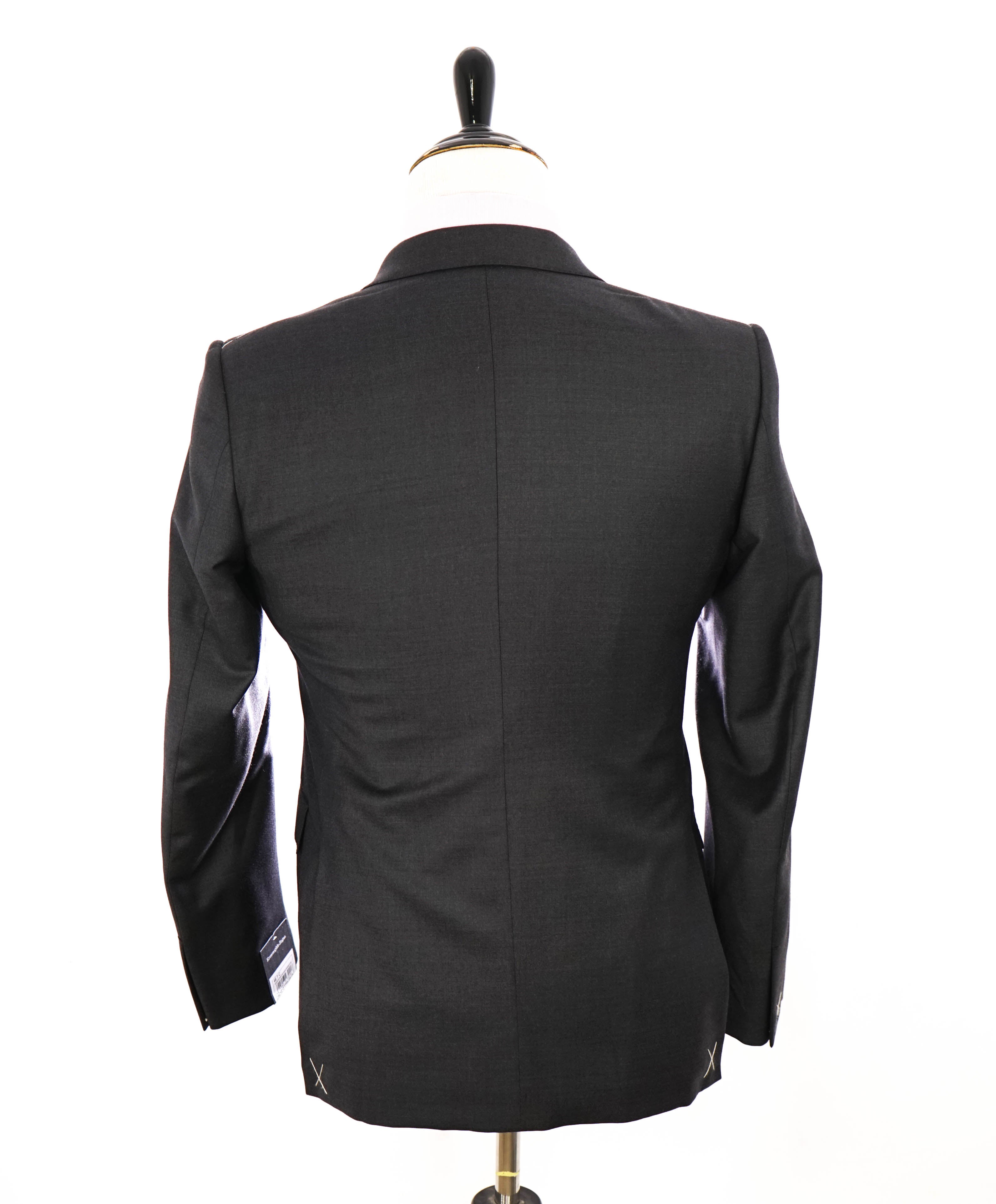 $3,995 ERMENEGILDO ZEGNA -"TROFEO" Charcoal Suit - 36S 33W