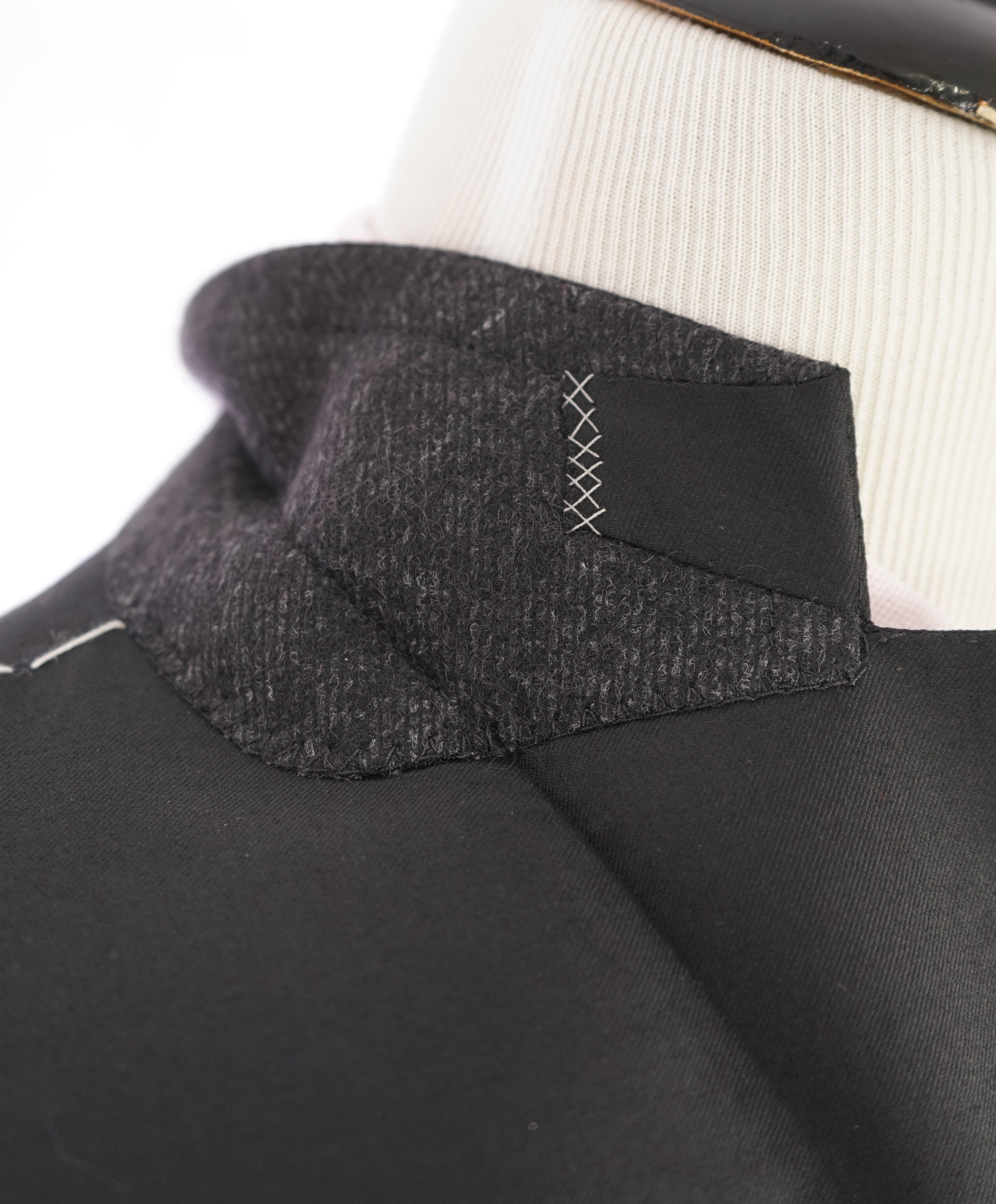 $3,995 ERMENEGILDO ZEGNA -"TROFEO" MILANO Black CLOSET STAPLE Suit - 46R