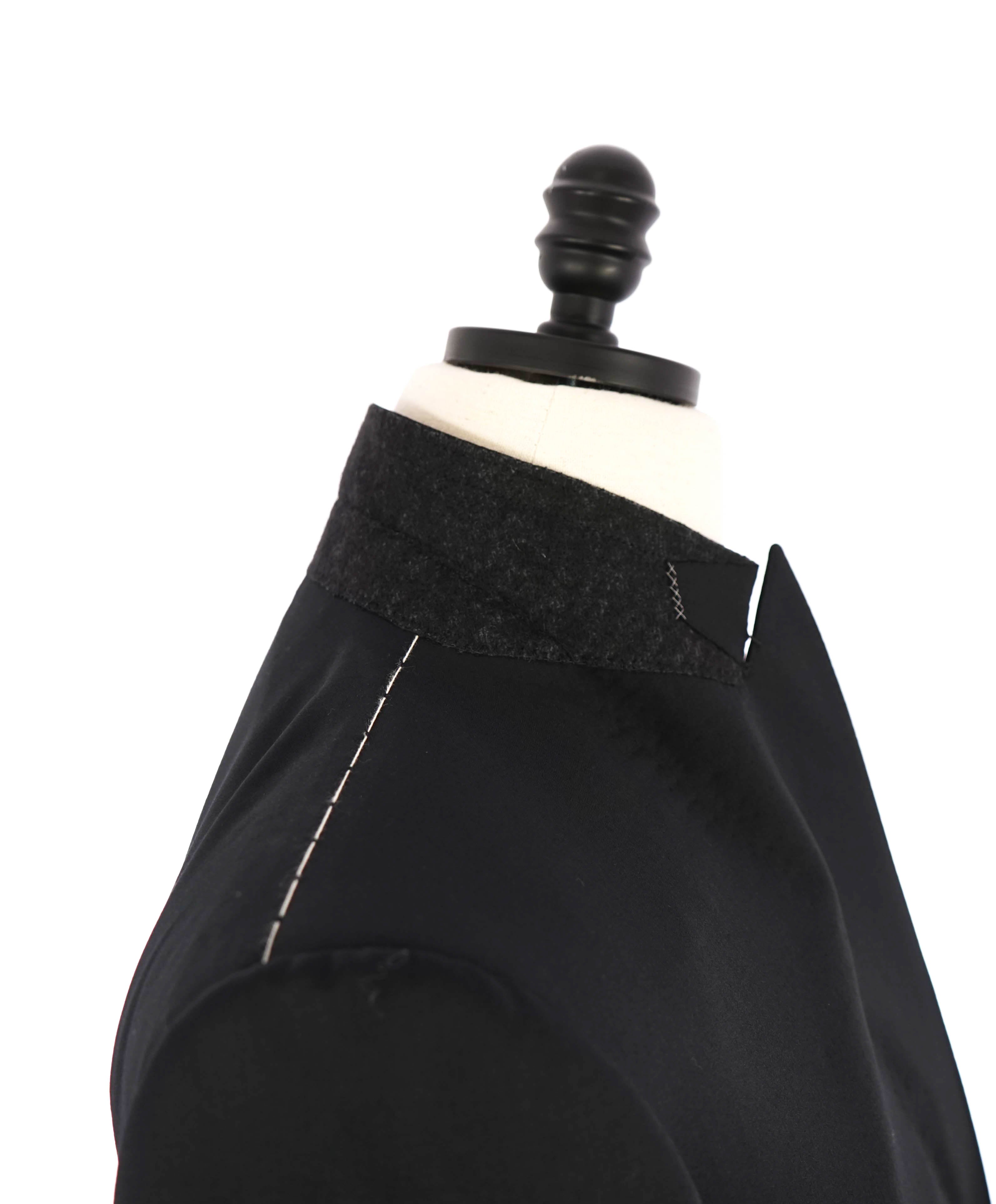 $3,995 ERMENEGILDO ZEGNA - PEAK LAPEL Black Wool Tuxedo- 42R