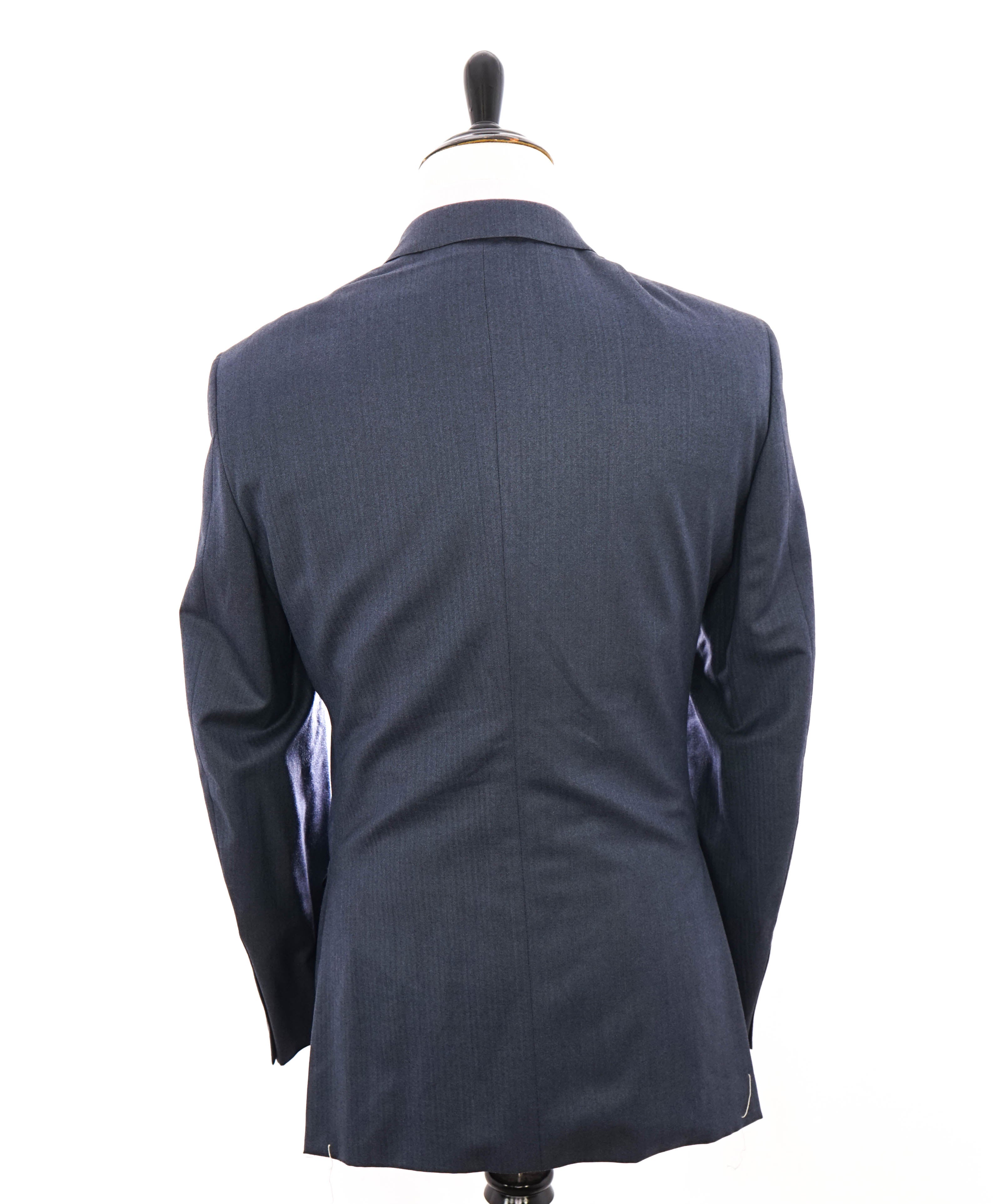 $3,250 ERMENEGILDO ZEGNA -"TROFEO 600" Blue SILK Blazer - 44R