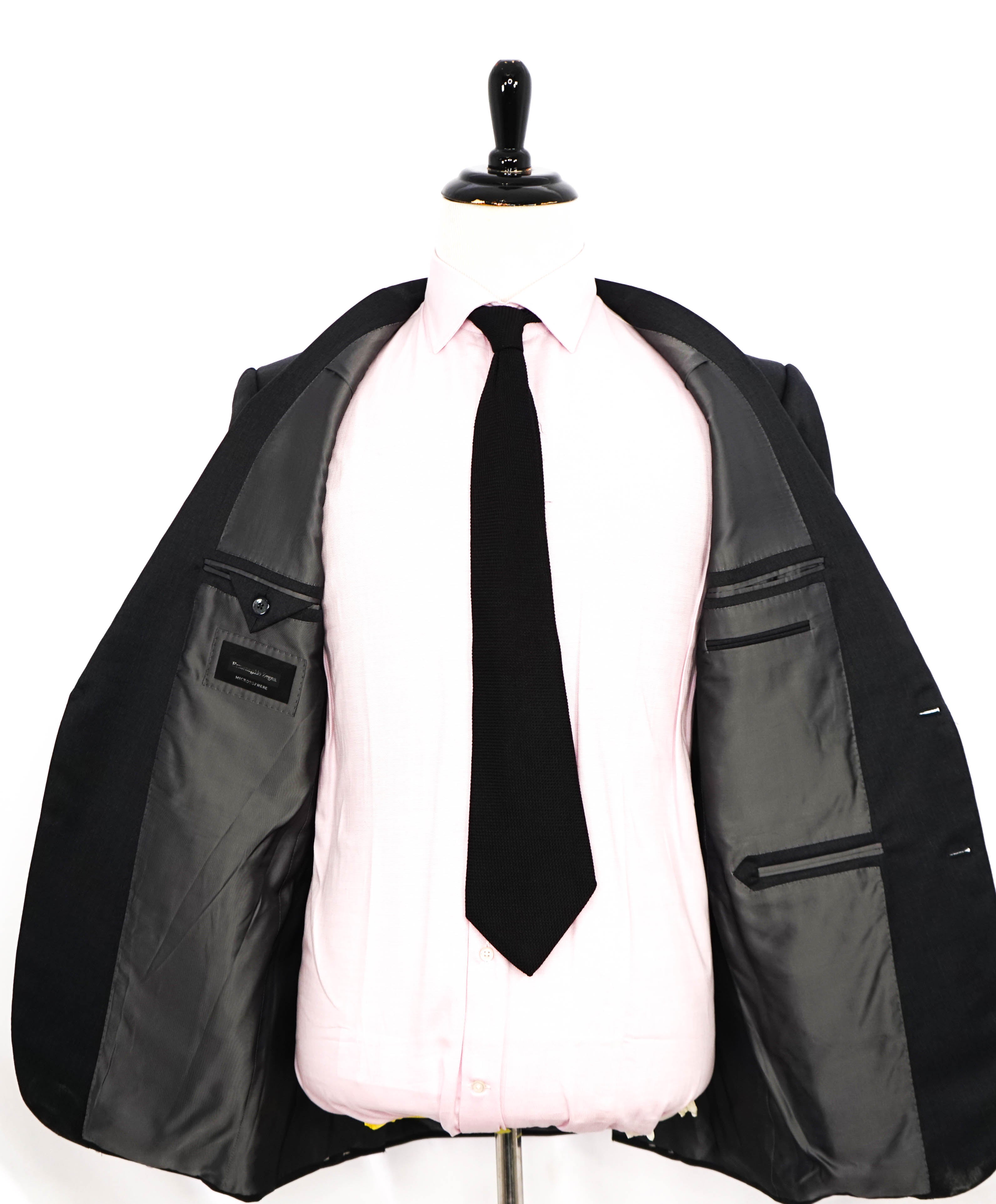 $2,695 ERMENEGILDO ZEGNA -"Micronsphere" GRAY Blazer - 42L