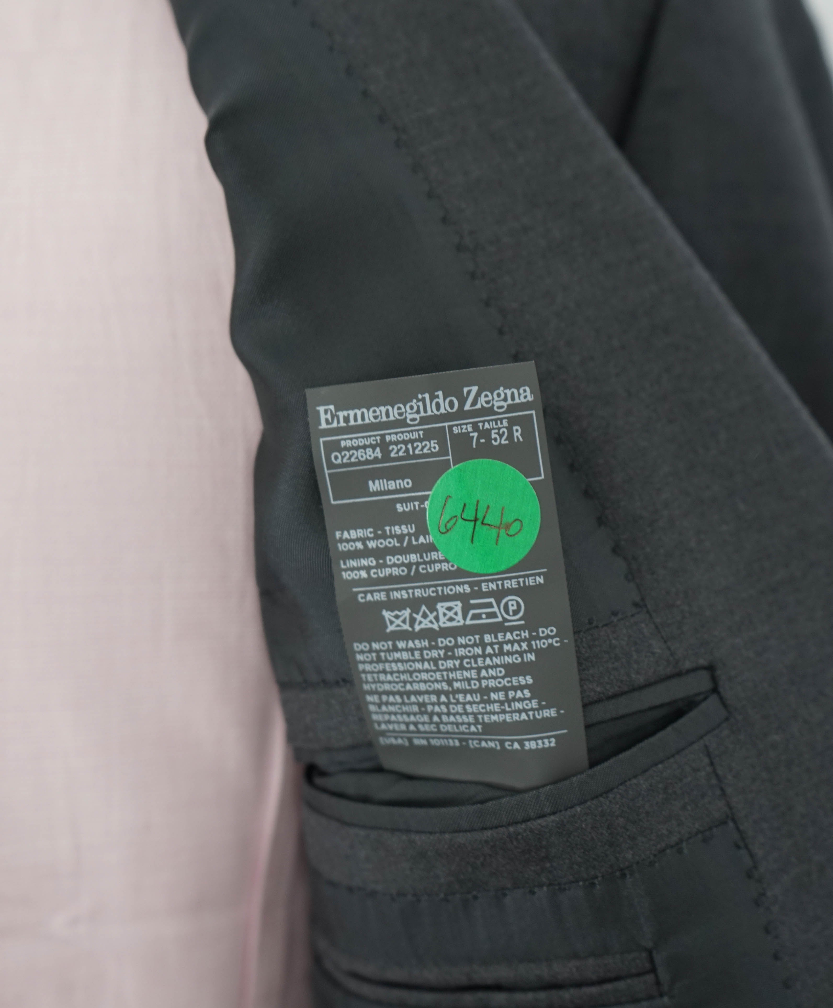 $3,295 ERMENEGILDO ZEGNA -"TROFEO" GRAY Blazer - 42R