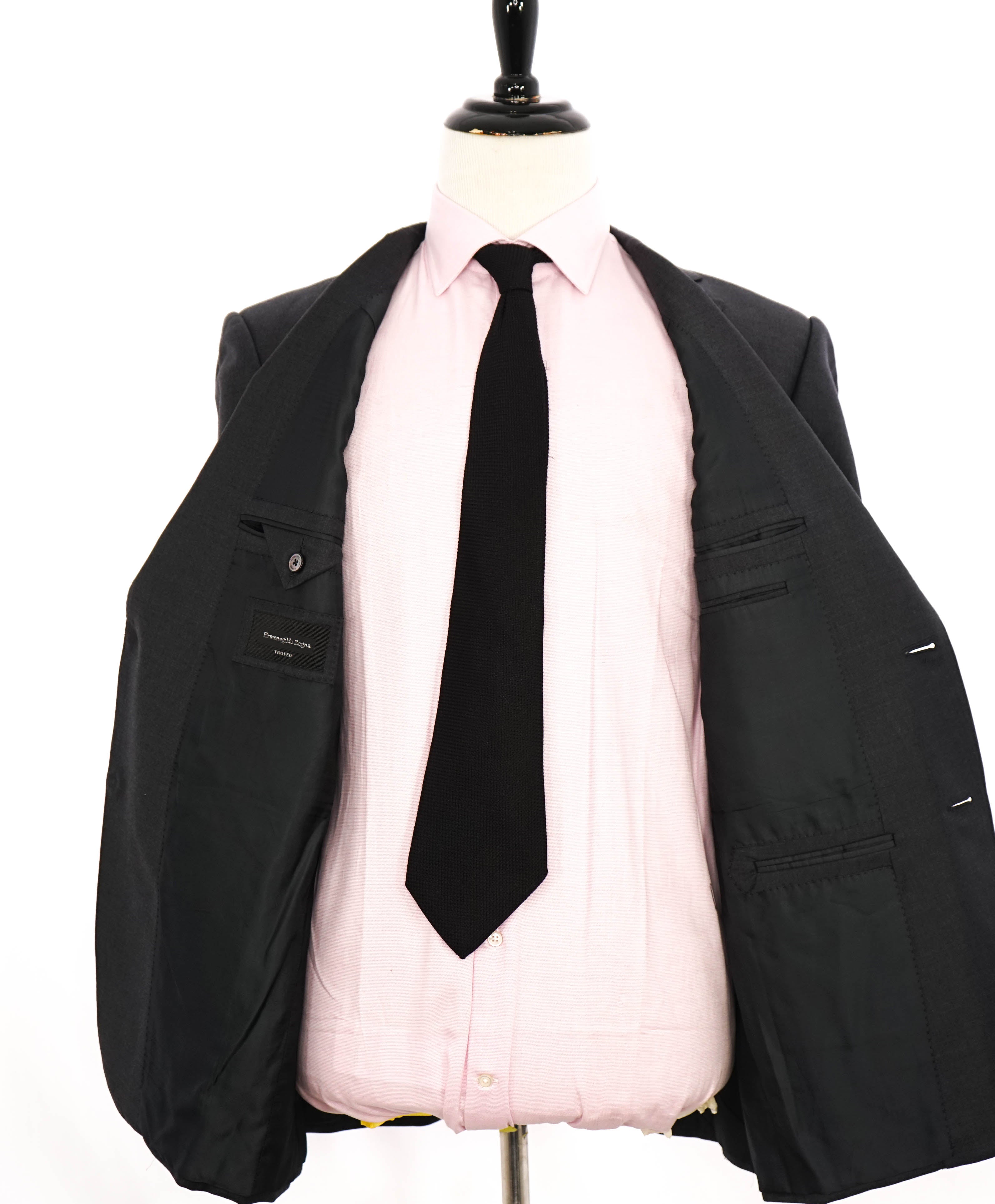 $3,295 ERMENEGILDO ZEGNA -"TROFEO" GRAY Blazer - 42R