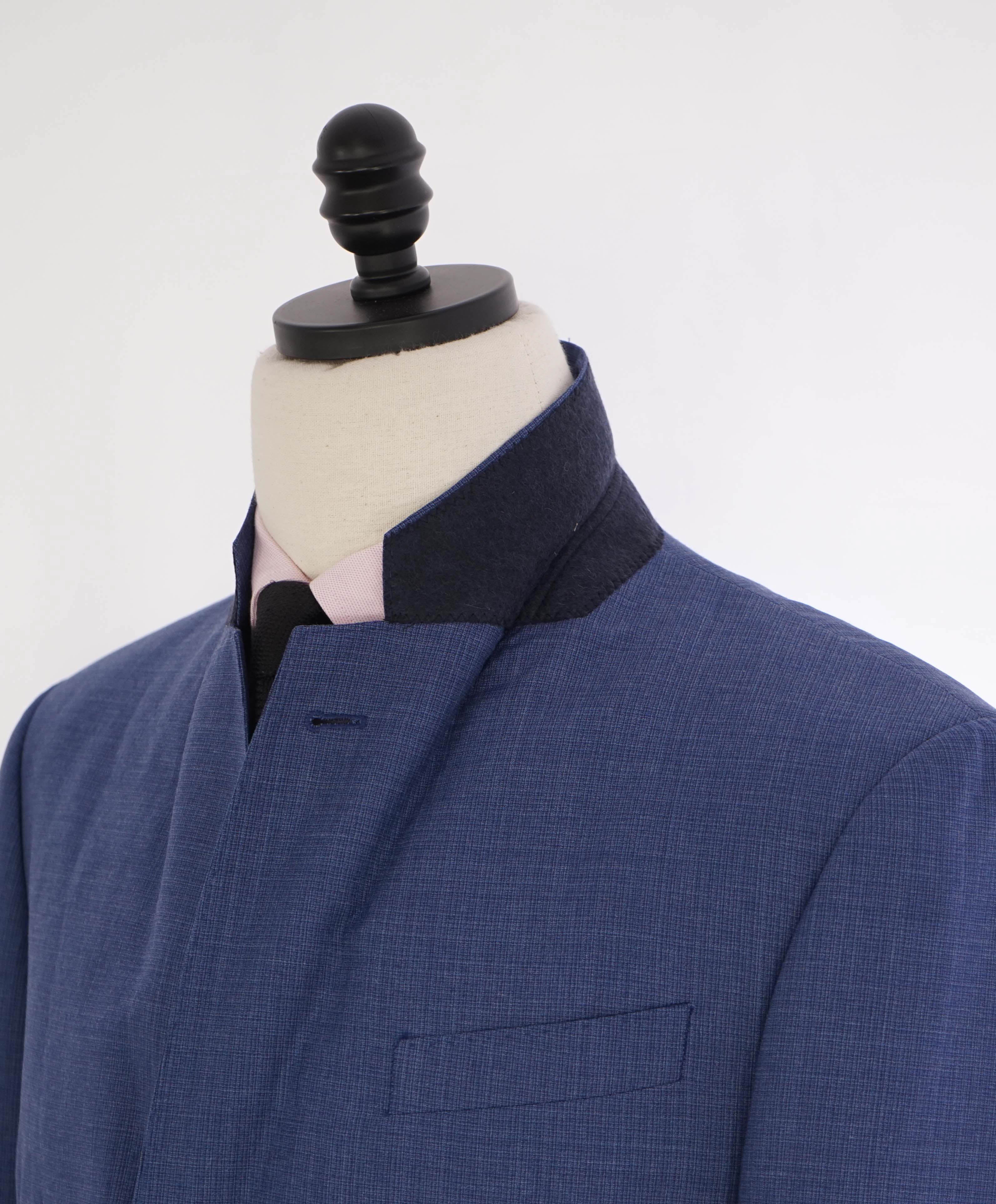 $3,795 GIORGIO ARMANI - "SOFT" Blue Notch Lapel SUPER 150's Suit - 42R