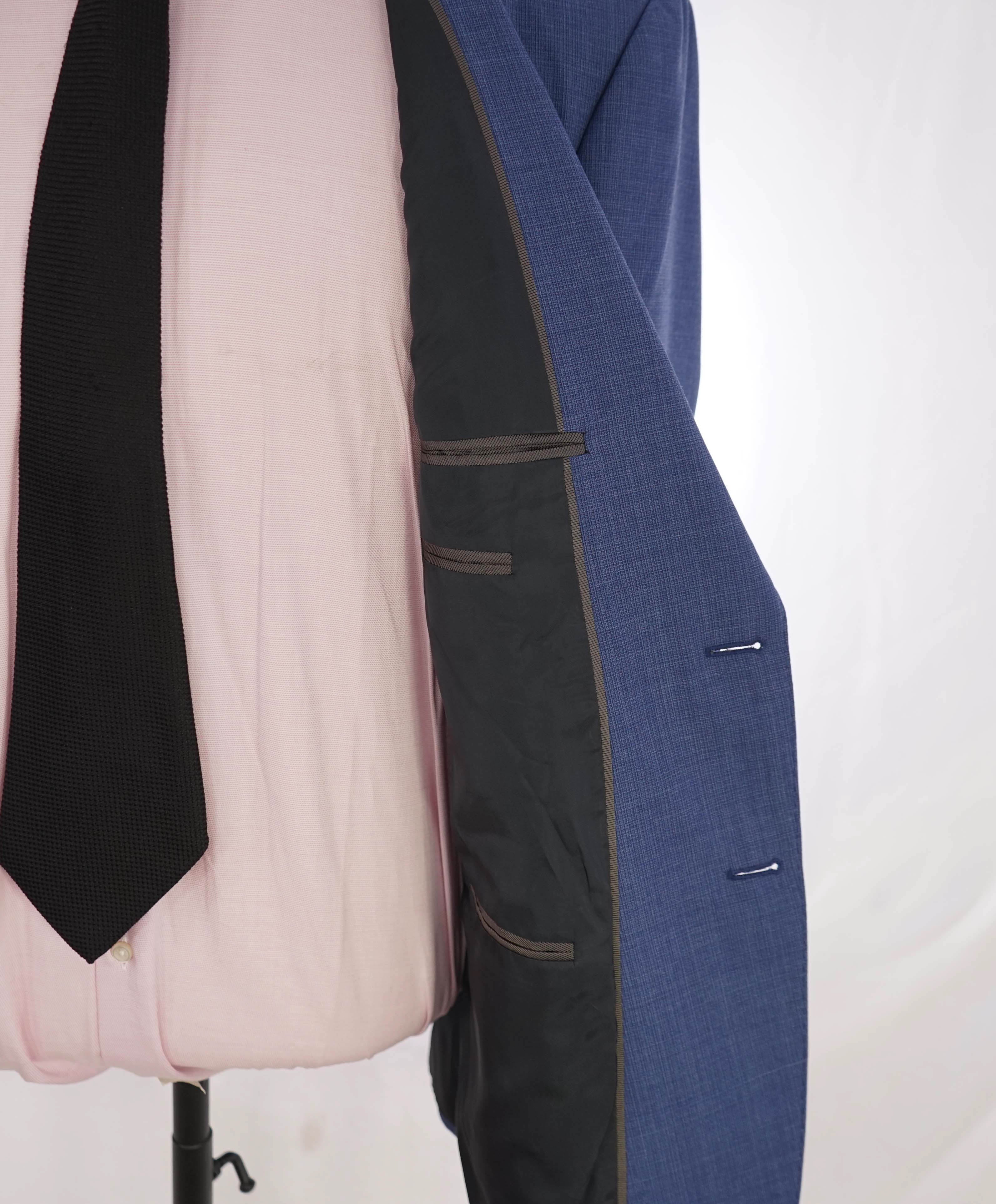 $3,795 GIORGIO ARMANI - "SOFT" Blue Notch Lapel SUPER 150's Suit - 42R