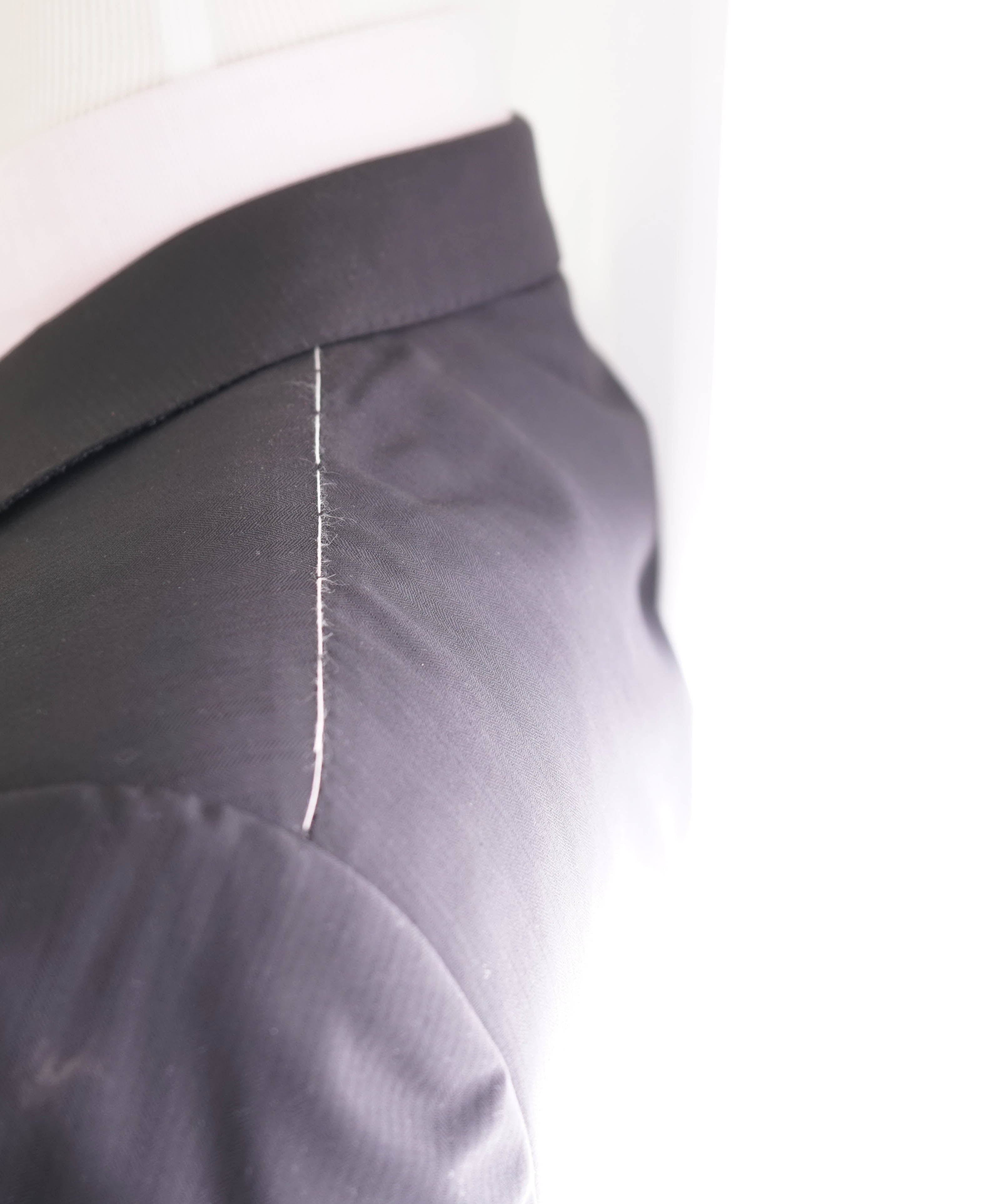 ERMENEGILDO ZEGNA - "15 MILMIL 15" Black Tonal Texture Blazer - 46R