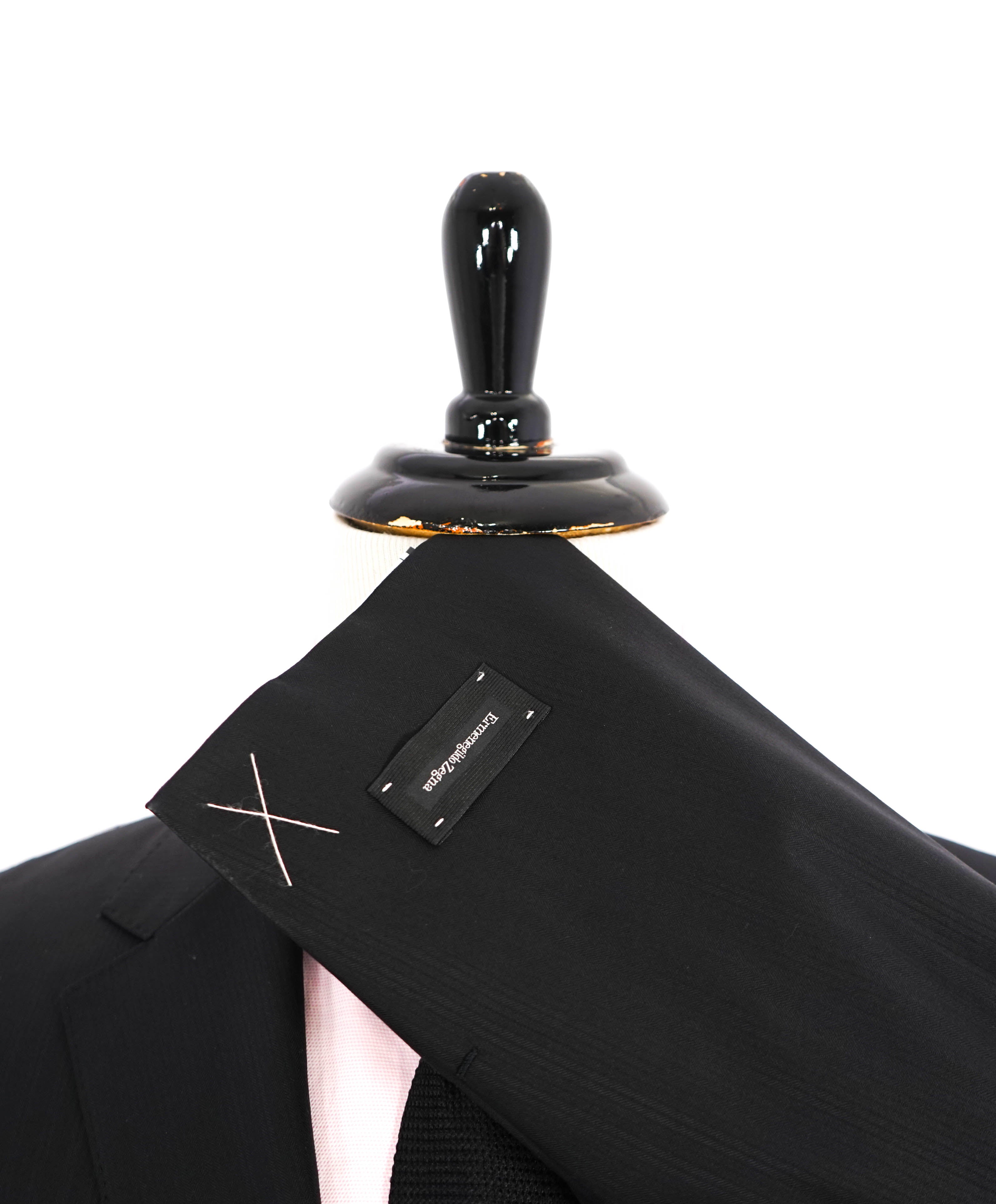 ERMENEGILDO ZEGNA - "15 MILMIL 15" Black Tonal Texture Blazer - 46R