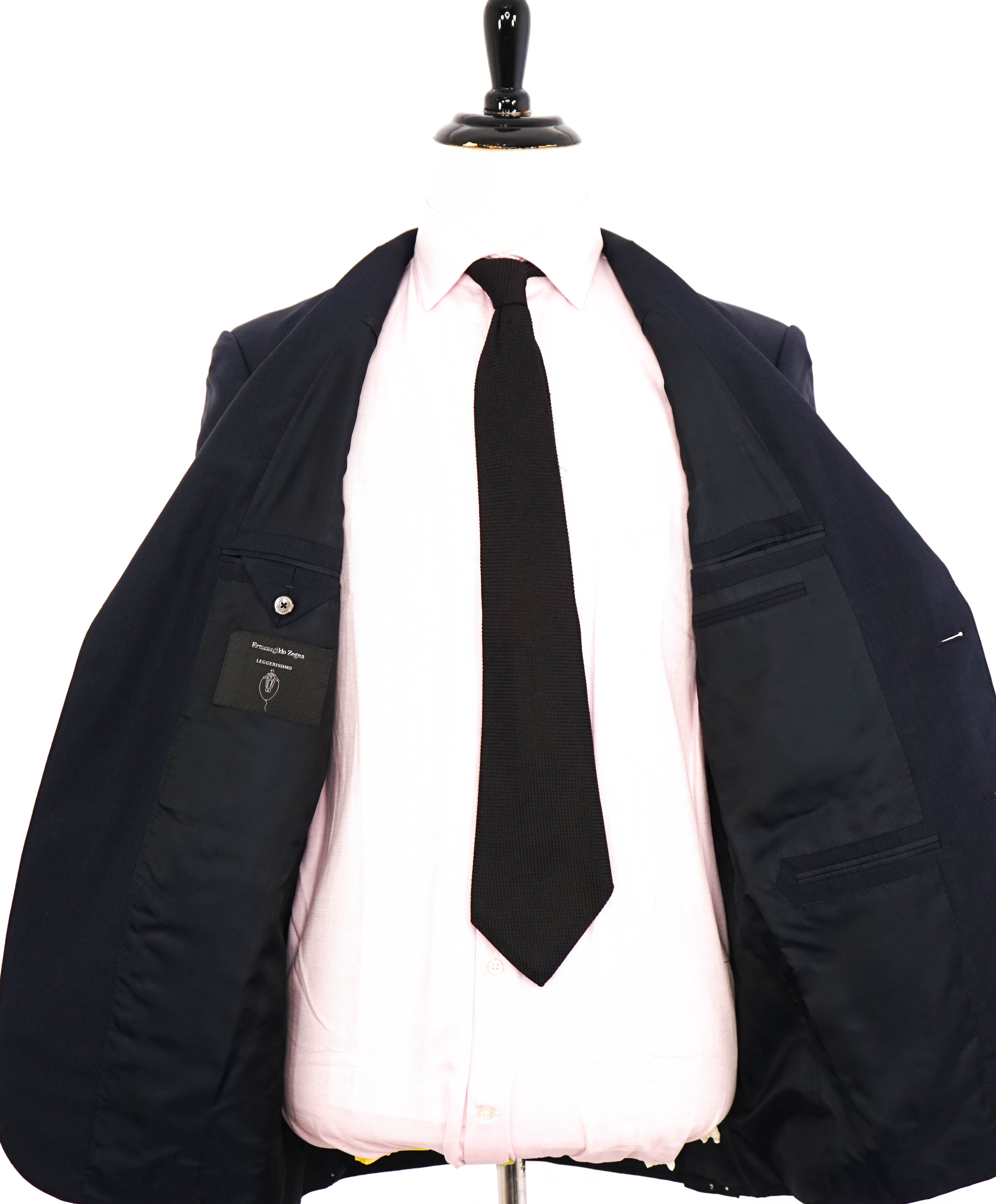 $3,290 ERMENEGILDO ZEGNA -“LEGGERISSIMO" Premium SILK Check Blazer - 42R