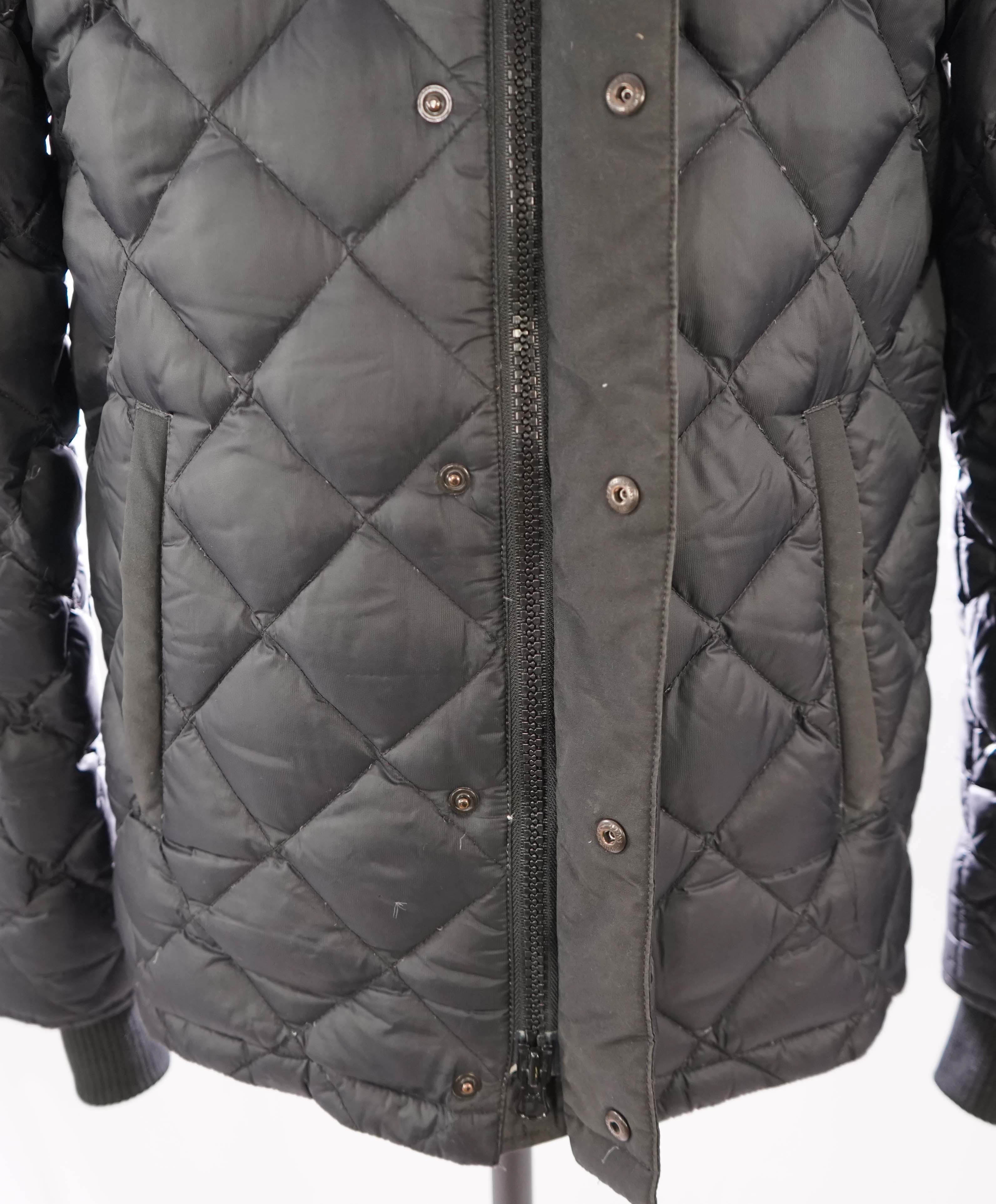 $1,095 CANADA GOOSE - "HENRICKSON" Black Water Resistant Down Coat - Small