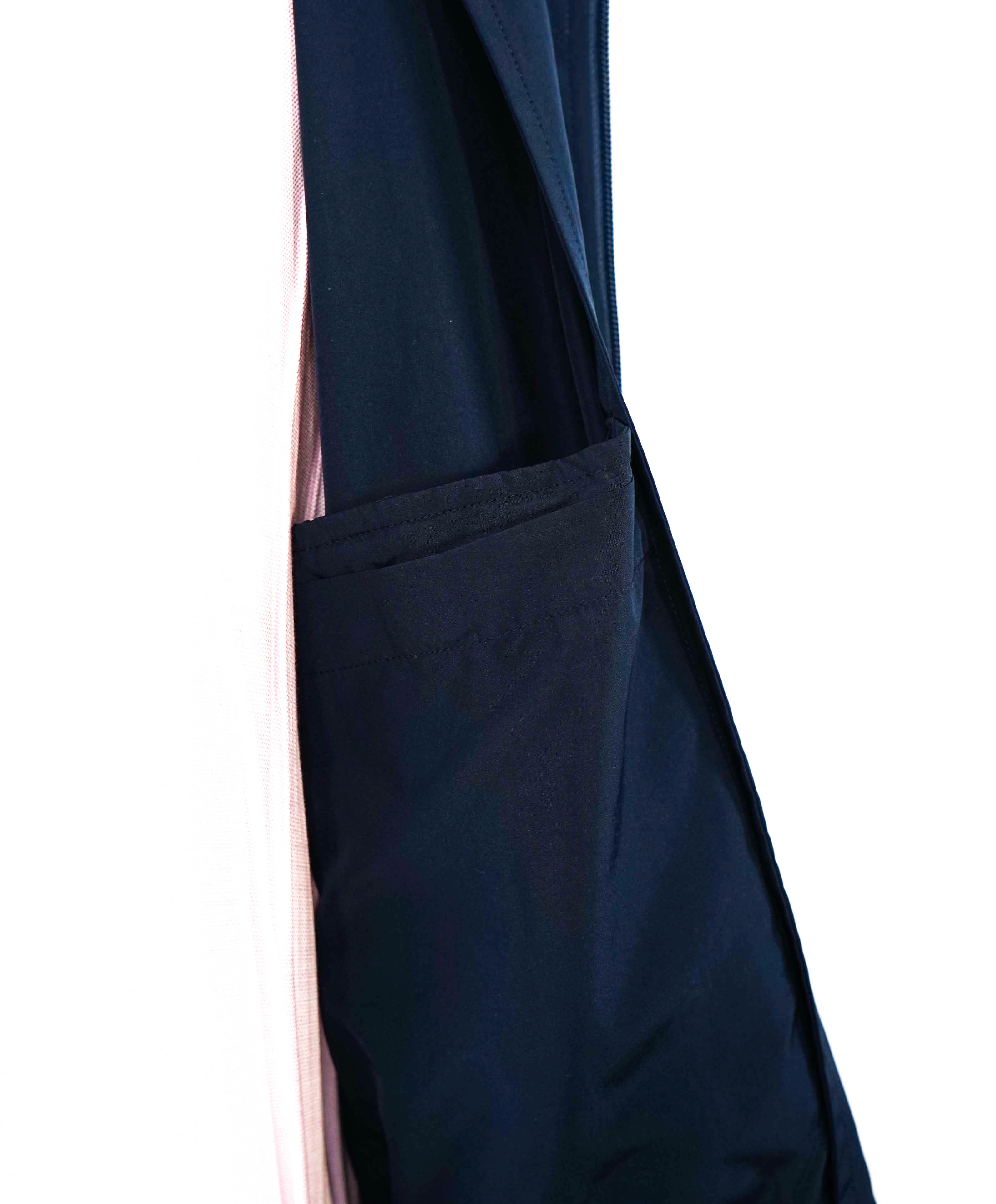 $2,995 KITON - Navy Waterproof Windbreaker With Logo Detailing - 40 US (50EU) M