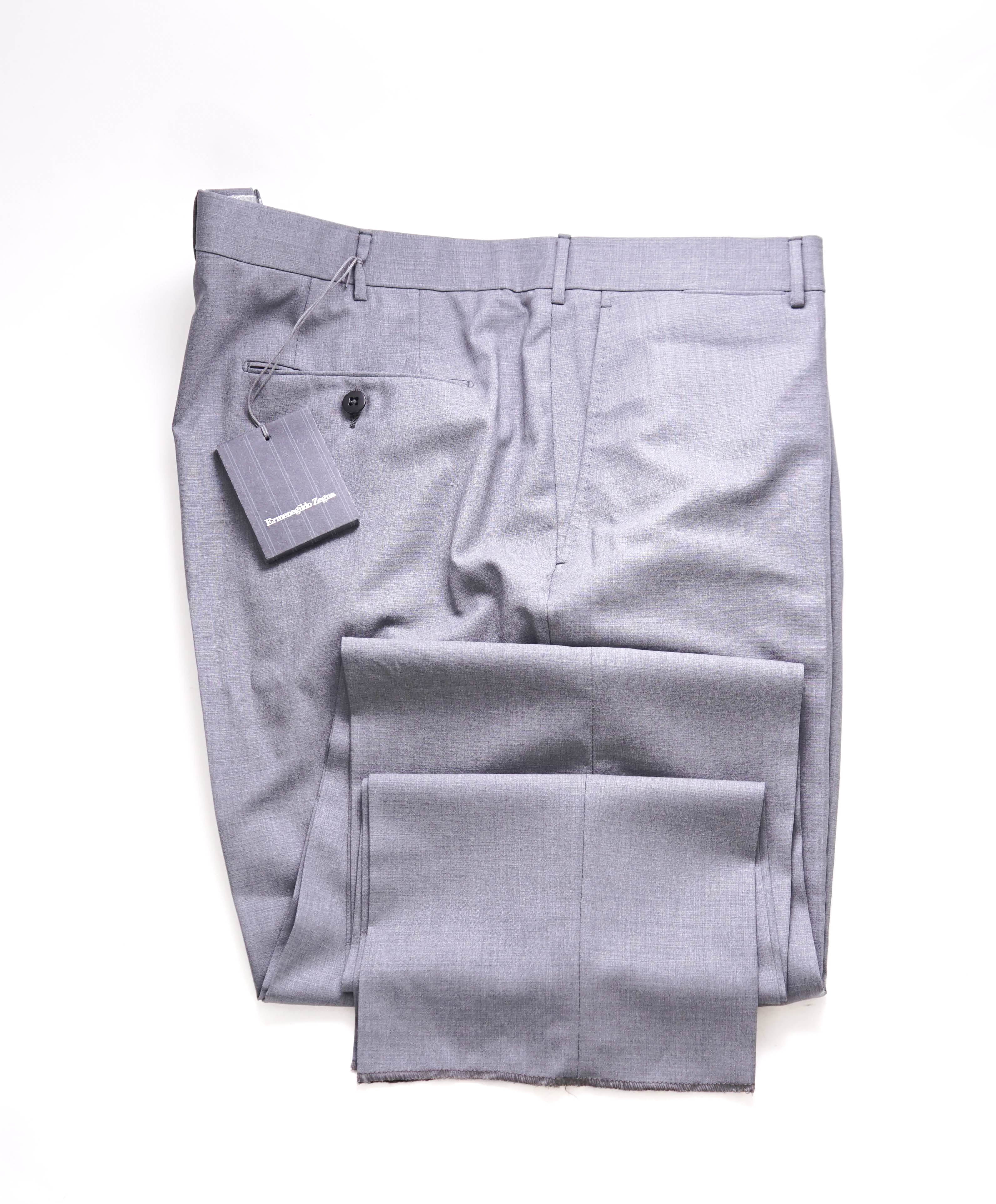 $890 ERMENEGILDO ZEGNA -"High Performance All Season" Gray Pants - 42W (48R)