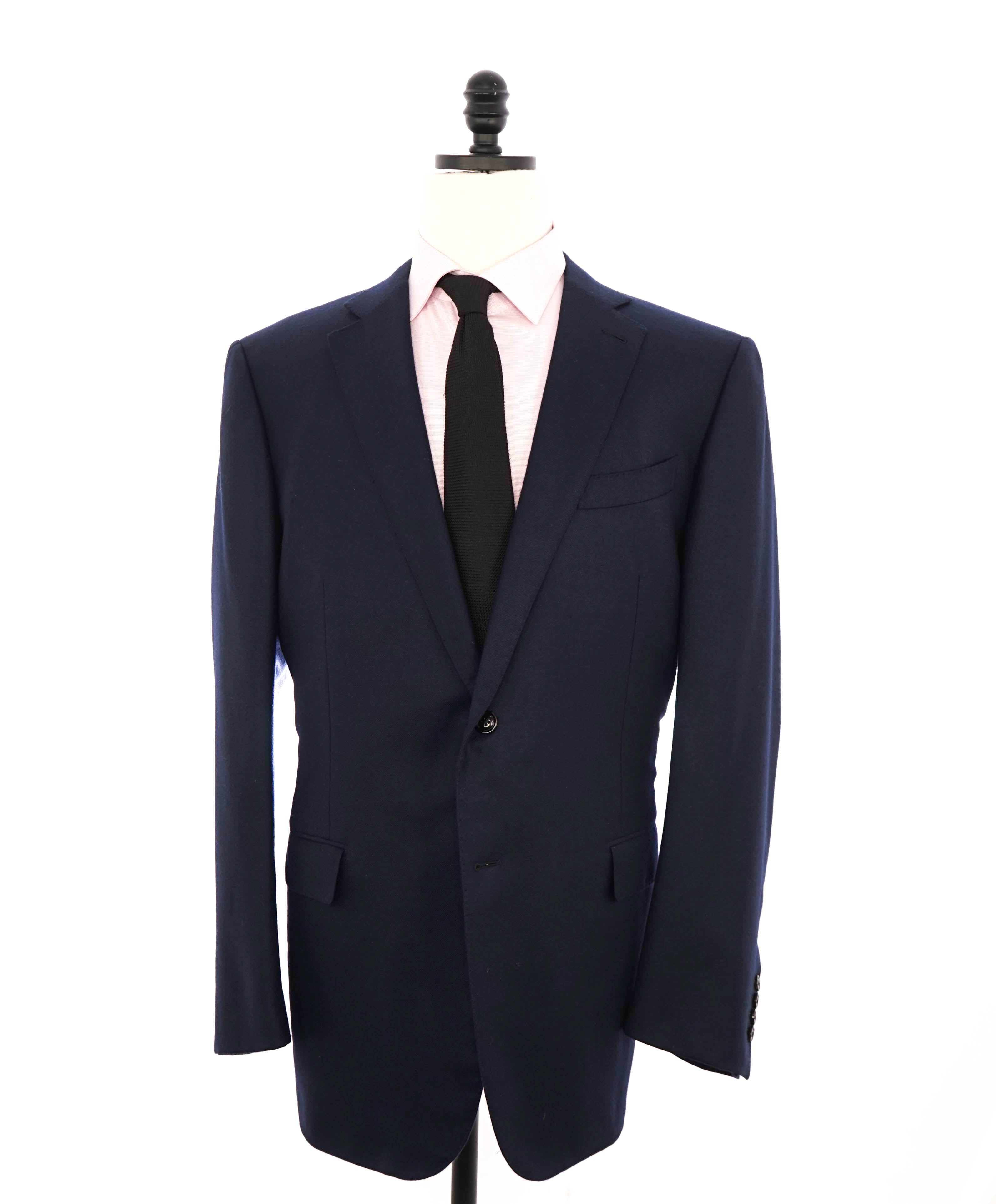 $3,490 ERMENEGILDO ZEGNA - Navy "PURE CAHSMERE" Blazer - 48L