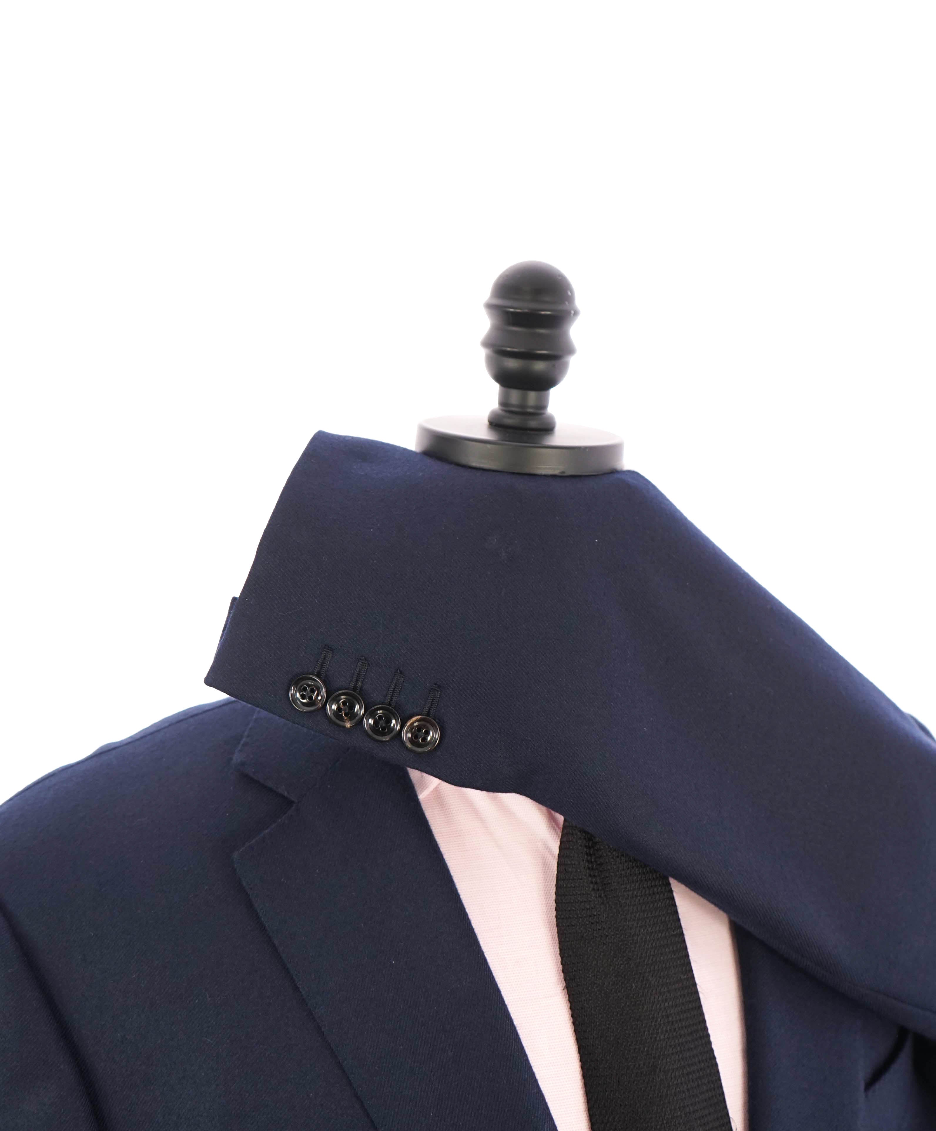 $3,490 ERMENEGILDO ZEGNA - Navy "PURE CAHSMERE" Blazer - 48L