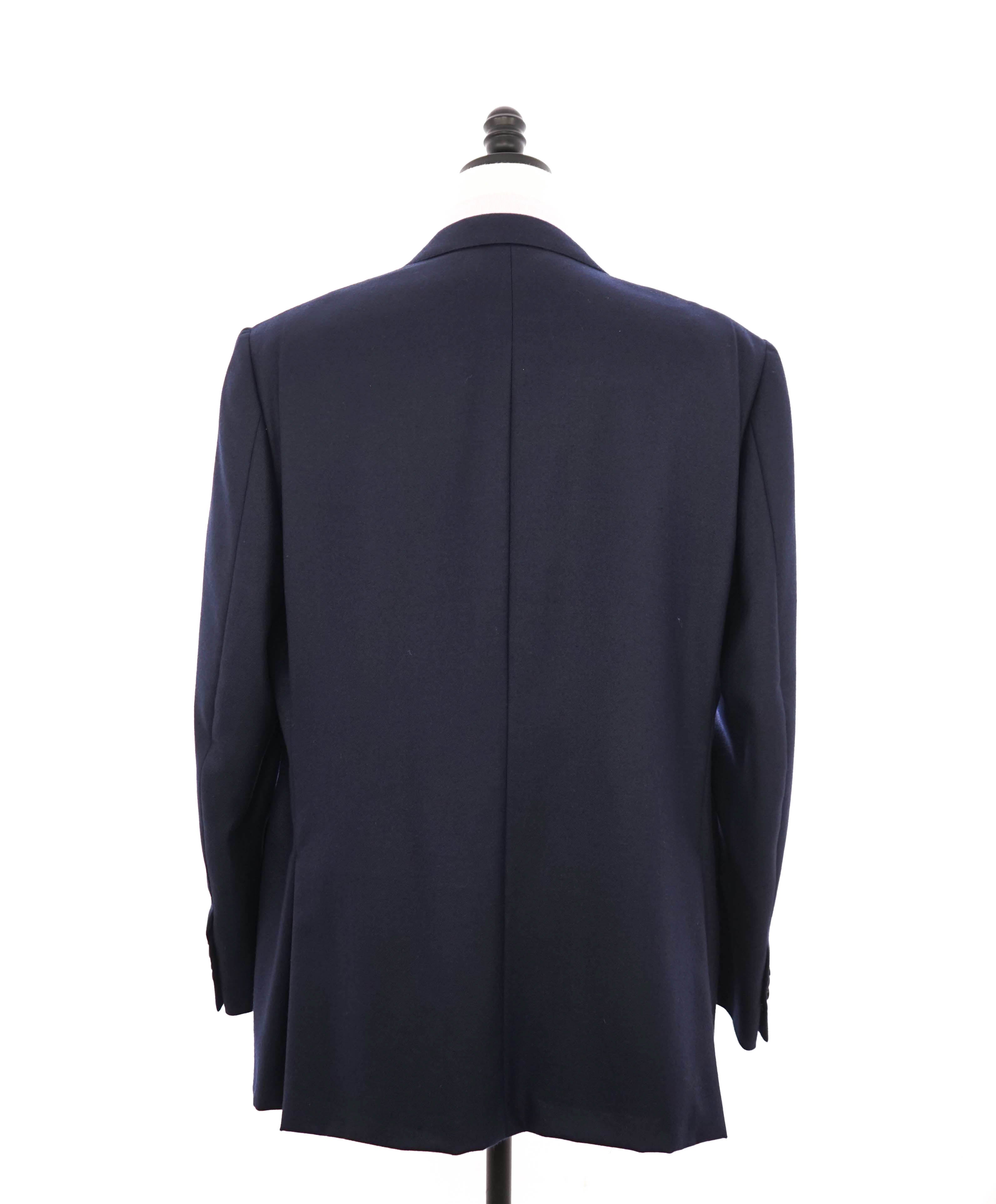 $3,490 ERMENEGILDO ZEGNA - Navy "PURE CAHSMERE" Blazer - 48L