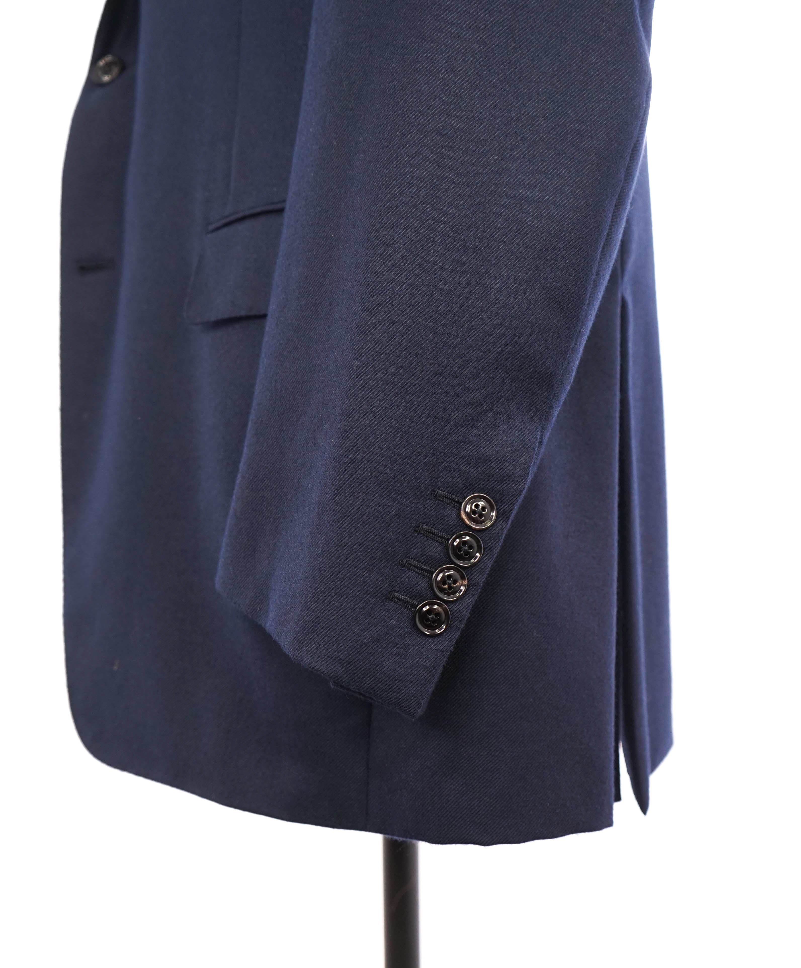 $3,490 ERMENEGILDO ZEGNA - Navy "PURE CAHSMERE" Blazer - 48L
