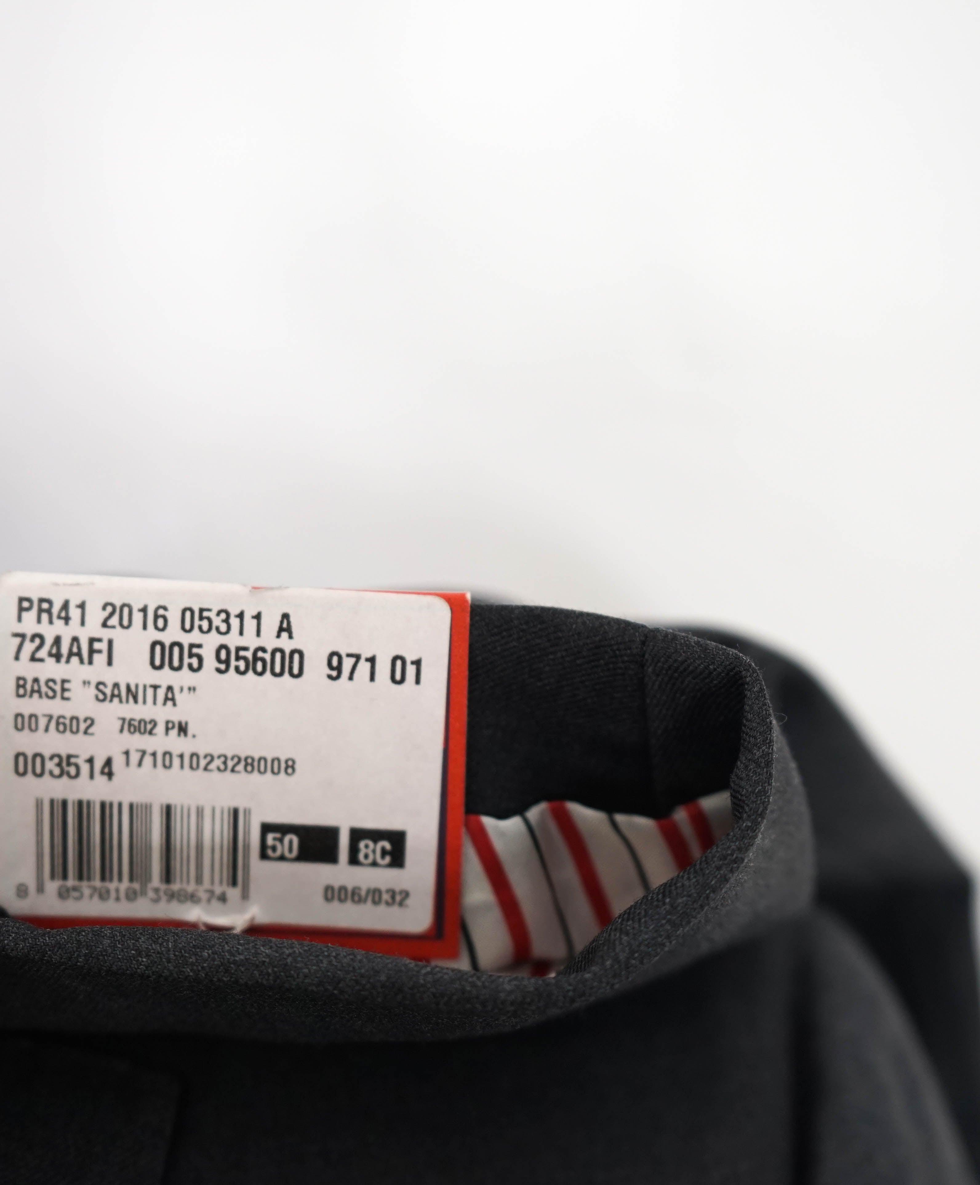 $3,750 ISAIA - Gray "AQUASPIDER" *CLOSET STAPLE* Coral Pin Suit - 40S 34W