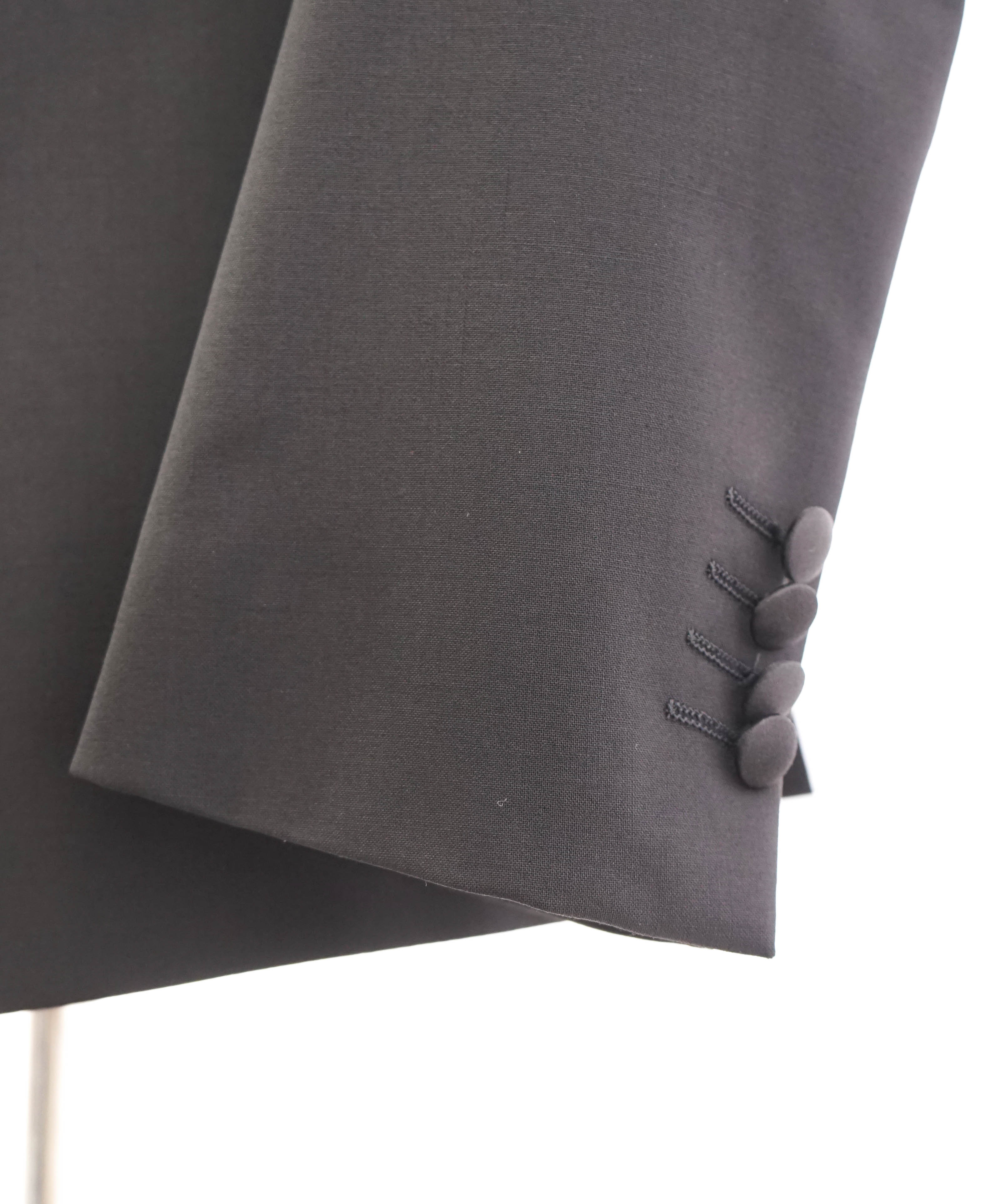 $1,995 EMPORIO ARMANI - “M LINE” 1-Btn Peak Lapel Tuxedo Suit - 44R