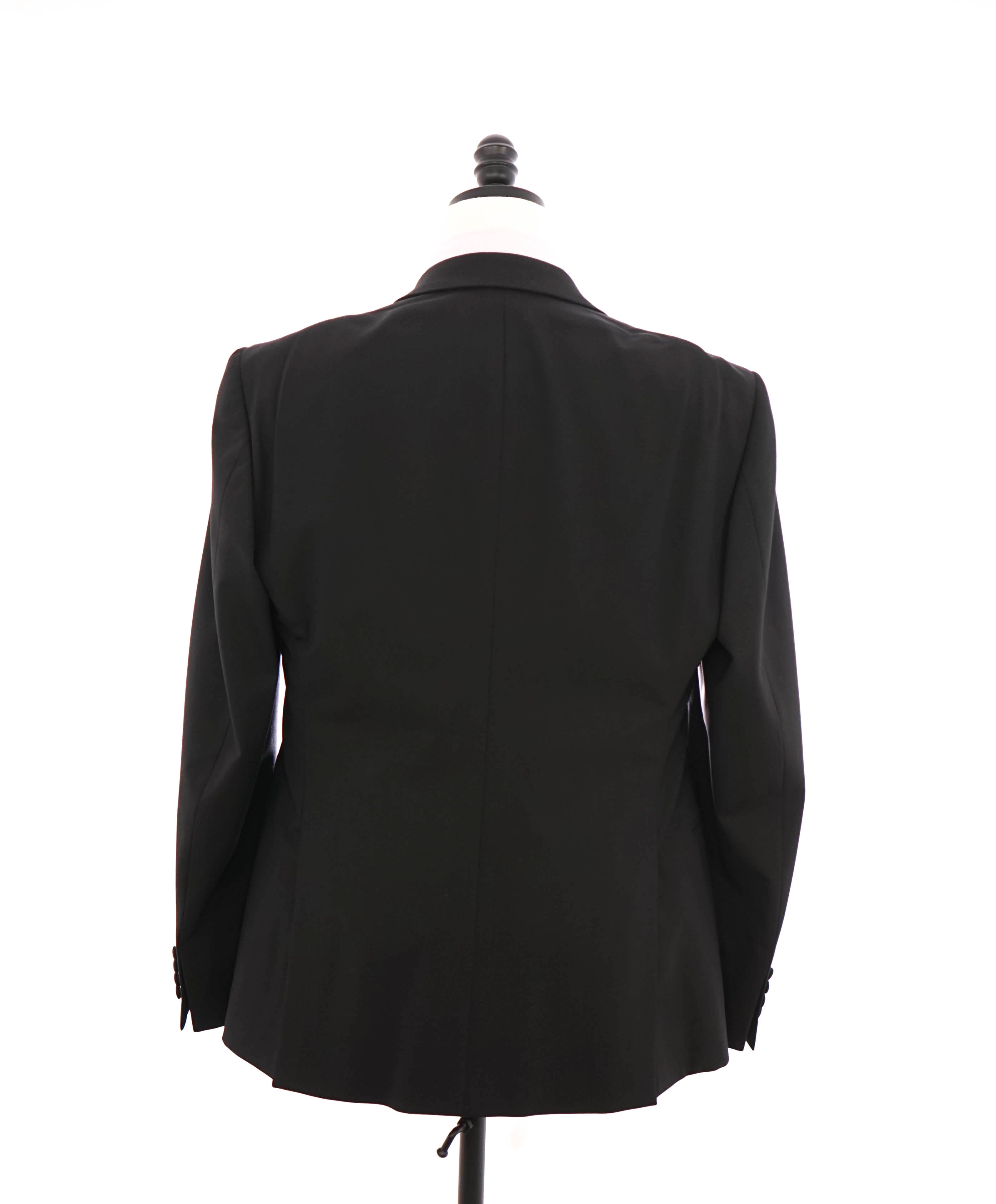 $1,995 EMPORIO ARMANI - “M LINE” Notch Lapel 130's Tuxedo Suit - 42R 34W