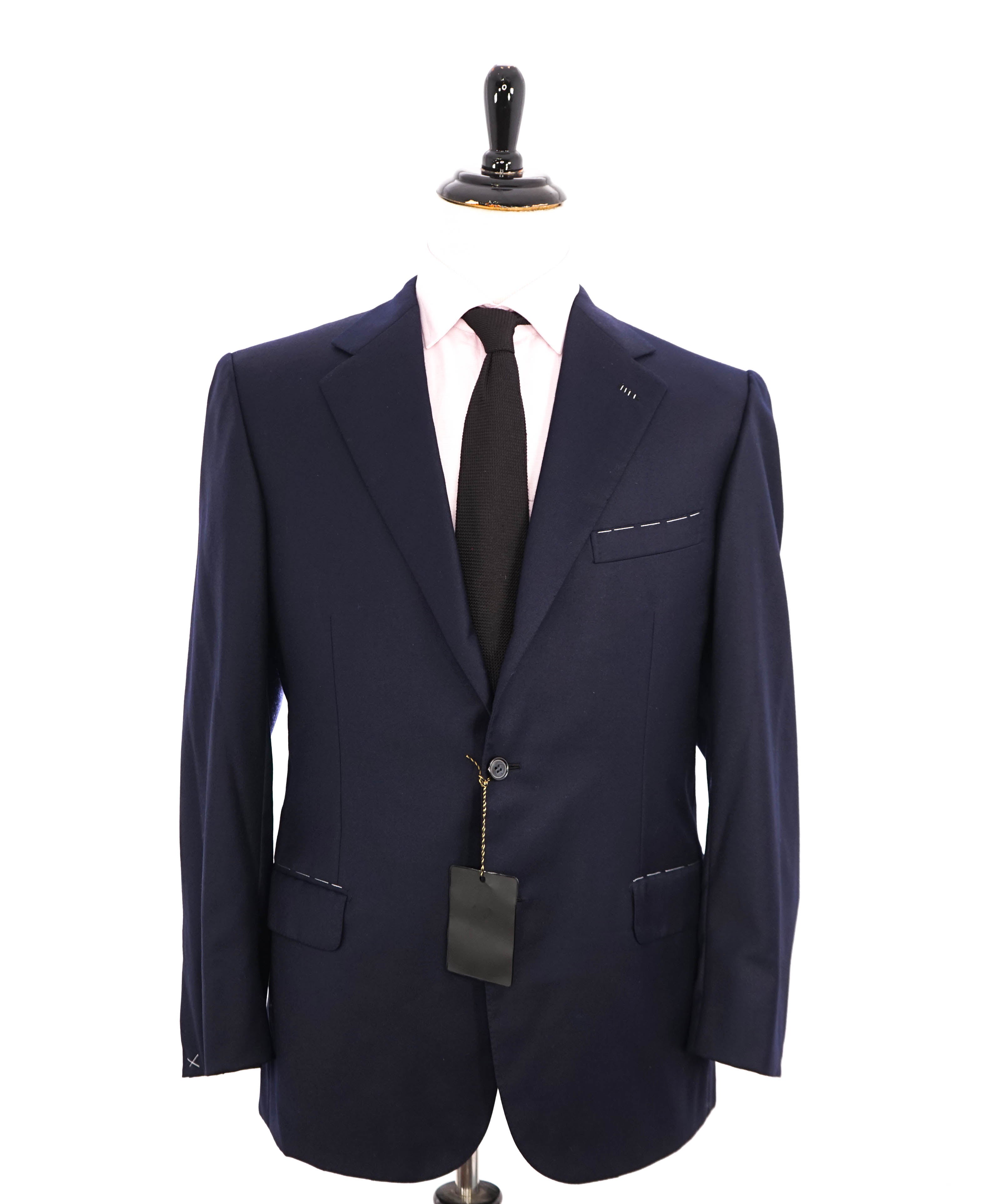 $4,800 BRIONI - NAVY 2-Button Hand Made Italy Blazer- 42R US