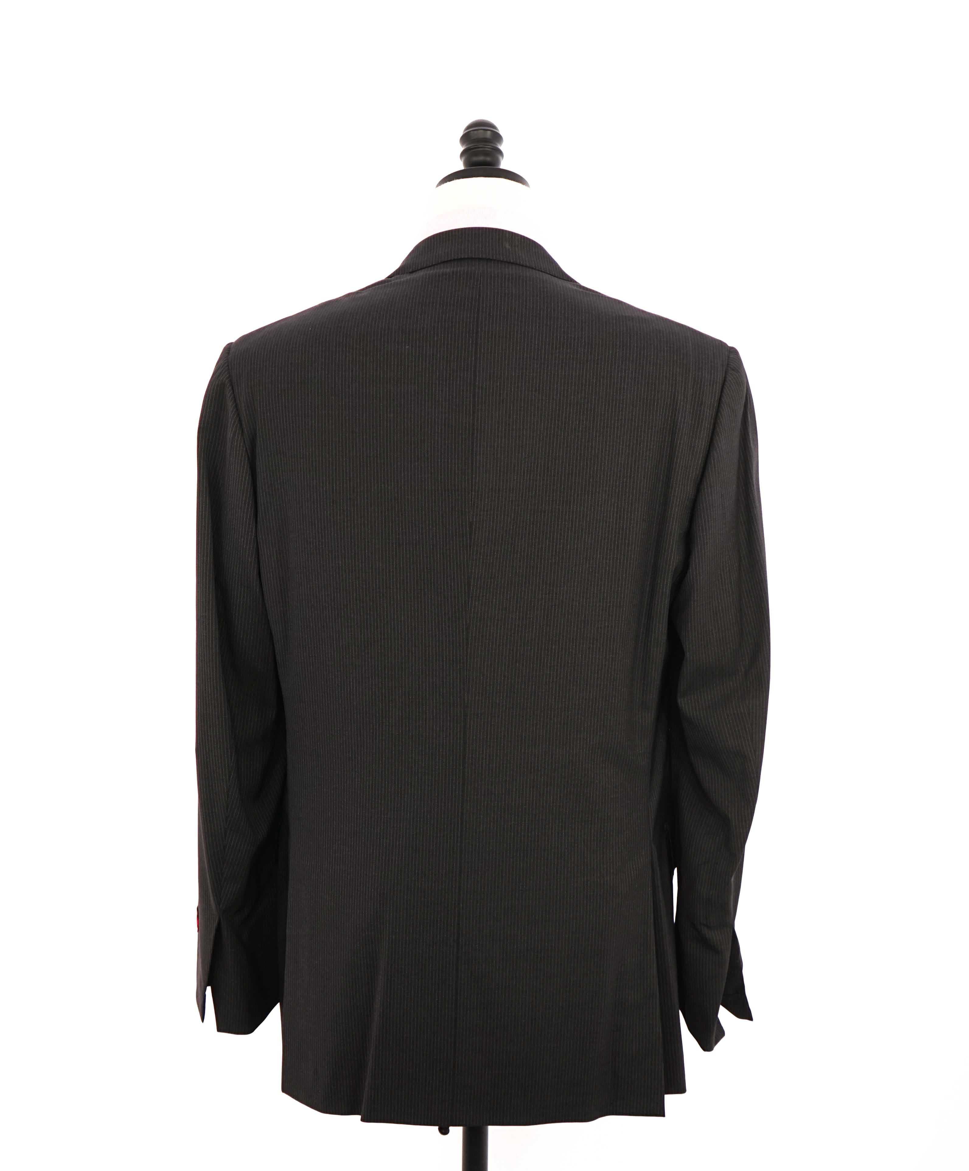 $2,995 ISAIA - 3-Btn Pure Wool *SCIAMMERIA 130'S* Gray Chalk Stripe Blazer - 38R