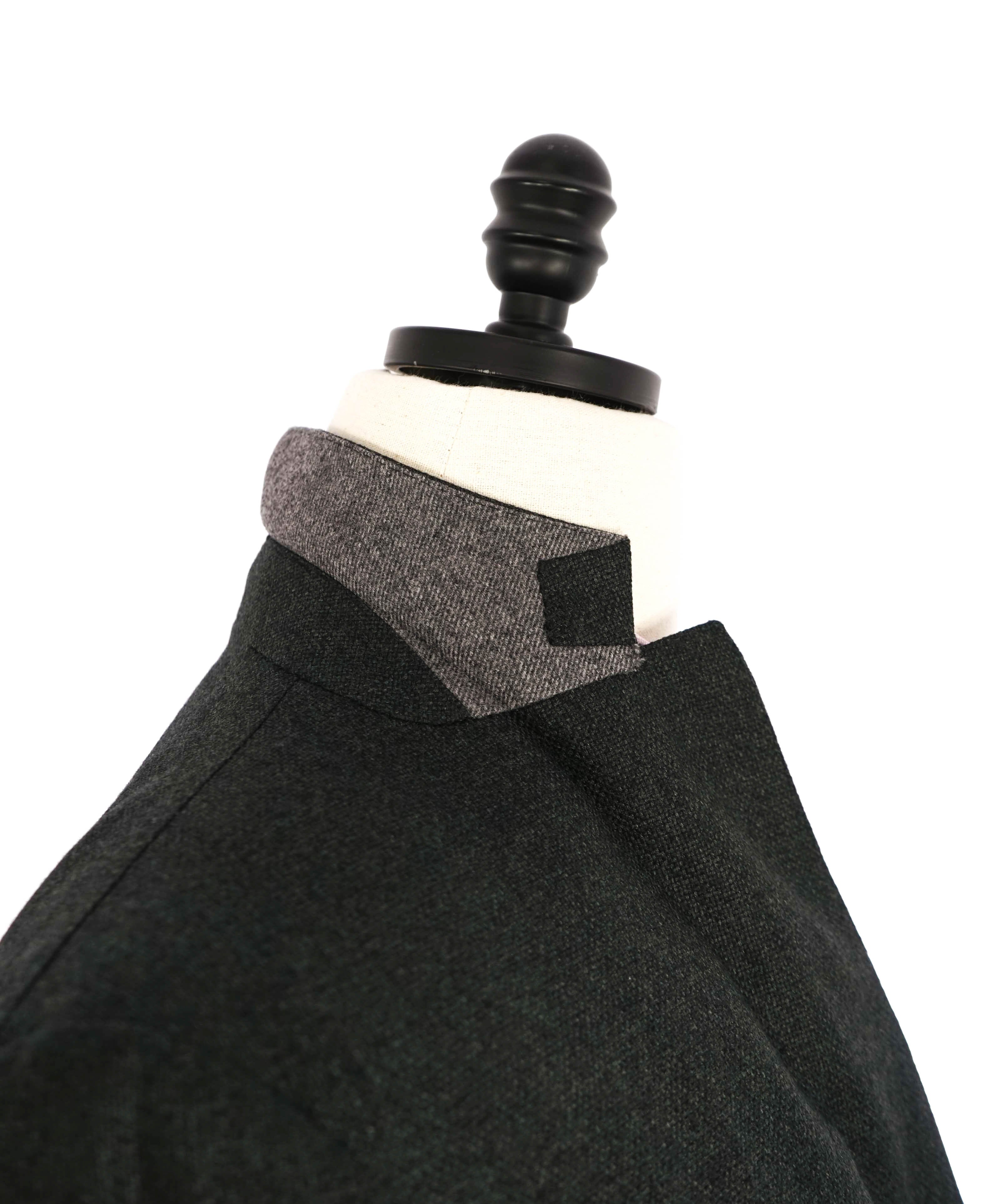 $3,295 ERMENEGILDO ZEGNA - Forest Green Royal Weave "Street Jacket" Blazer - 46L