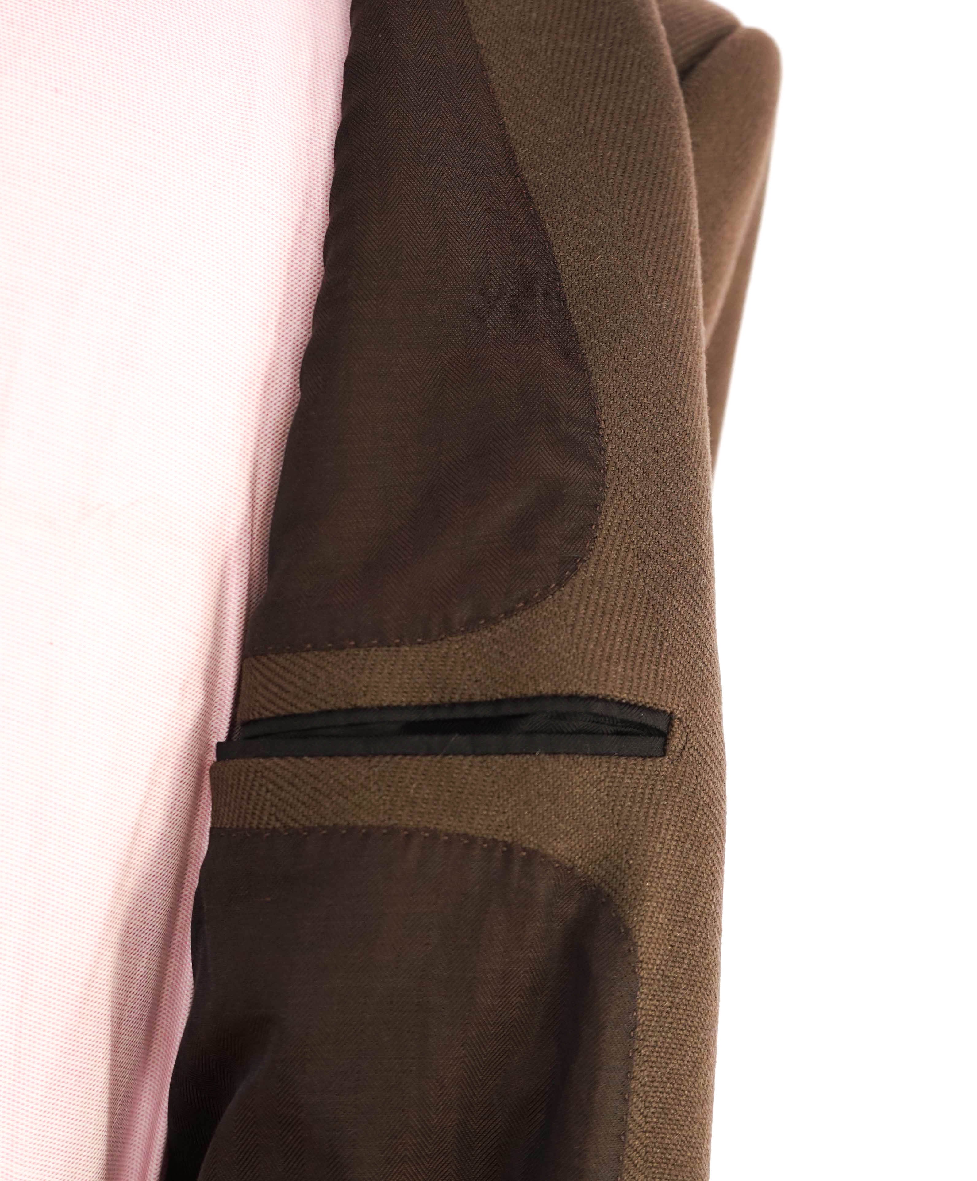 $5,990 ERMENEGILDO ZEGNA *COUTURE* - Belted Runway Jacket Coat Blazer- 46R