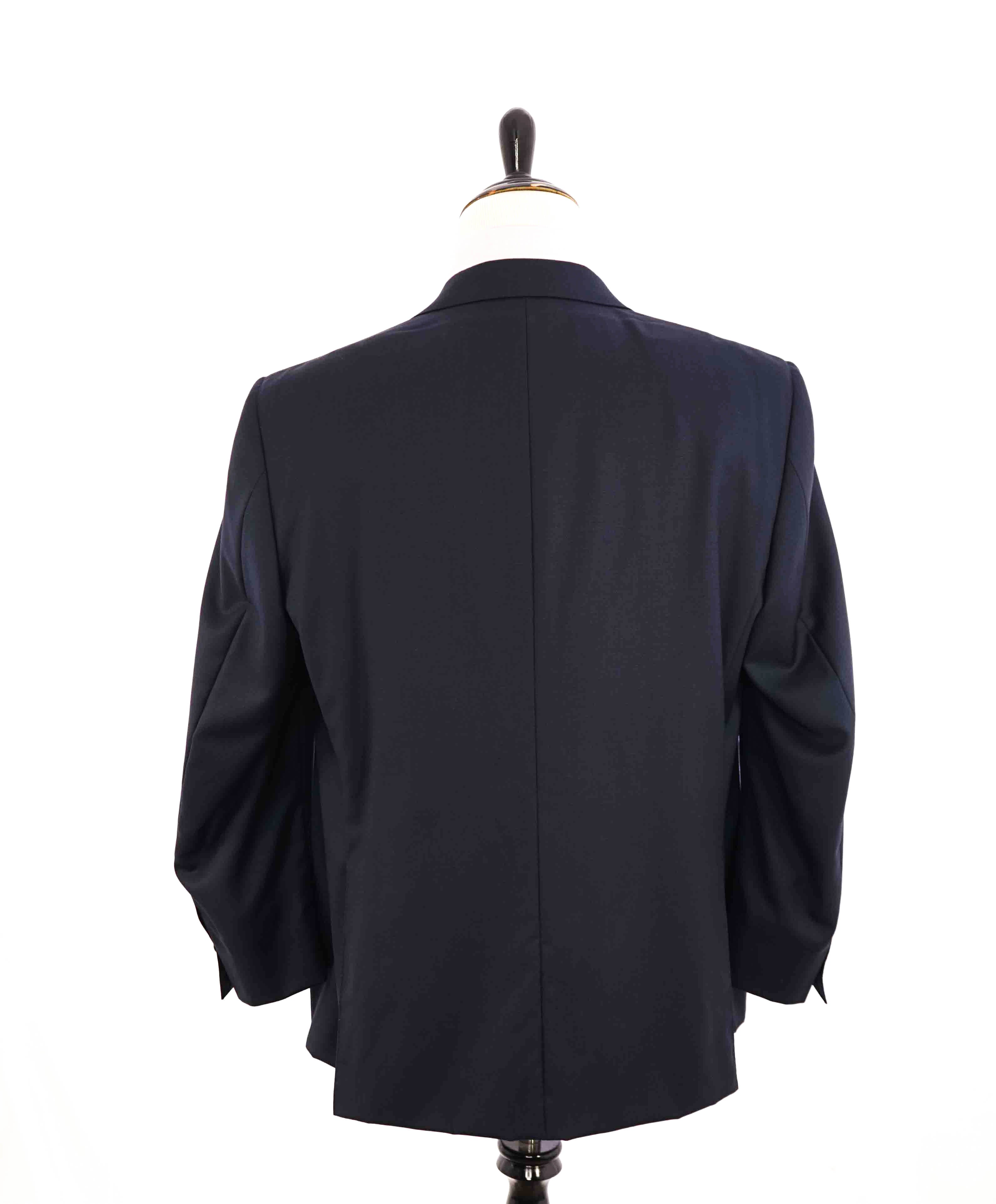 $2,000 CANALI - For SAKS 5TH AVE Navy Blue Textured Fabric Suit - 46S