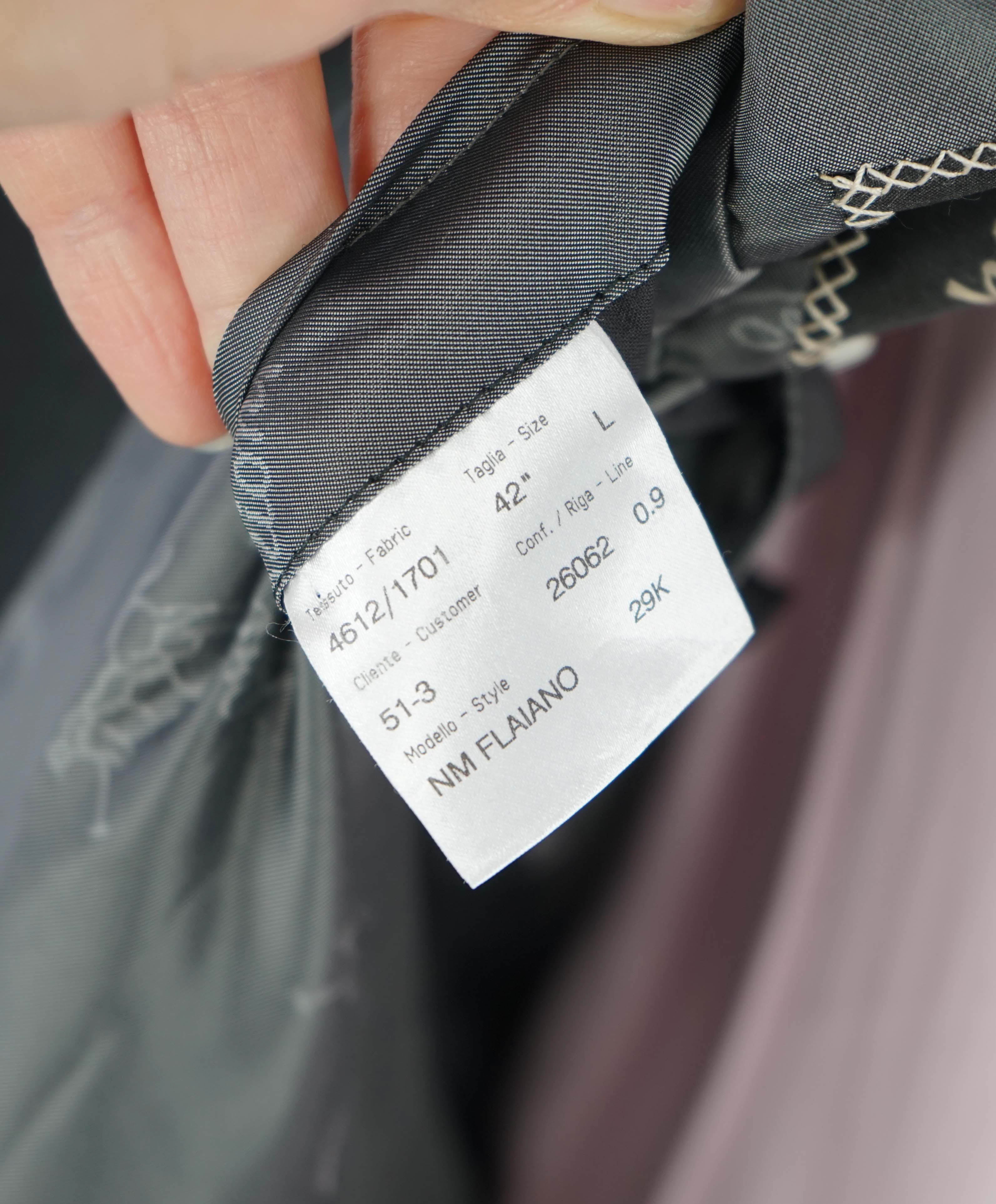 $5,995 BRIONI - *CELEB FAV* Hand Made ITALY Black Peak Tuxedo Dinner JACKET - 42L