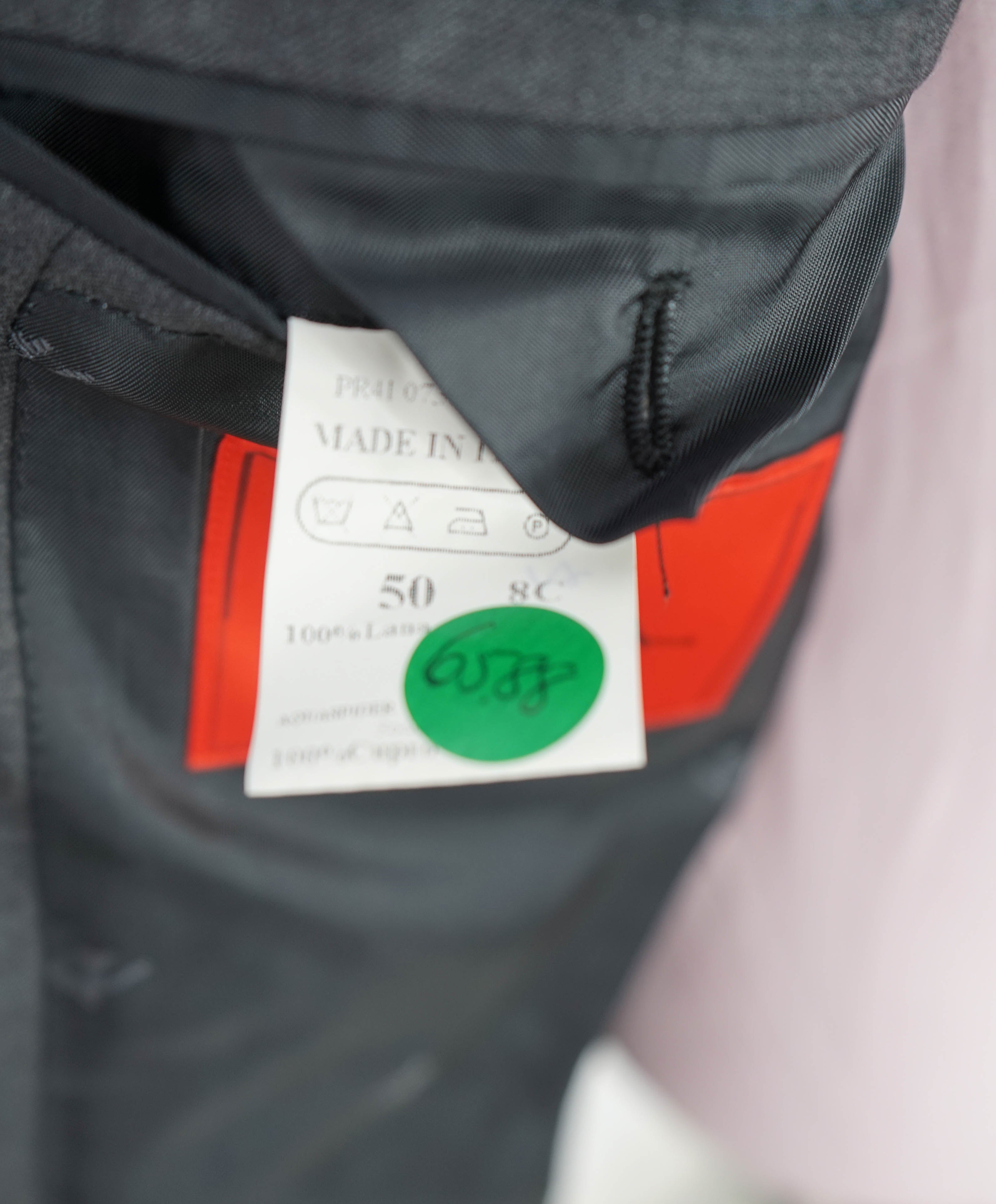 $3,750 ISAIA - Gray "AQUASPIDER" *CLOSET STAPLE* Coral Pin Suit - 40S 32W