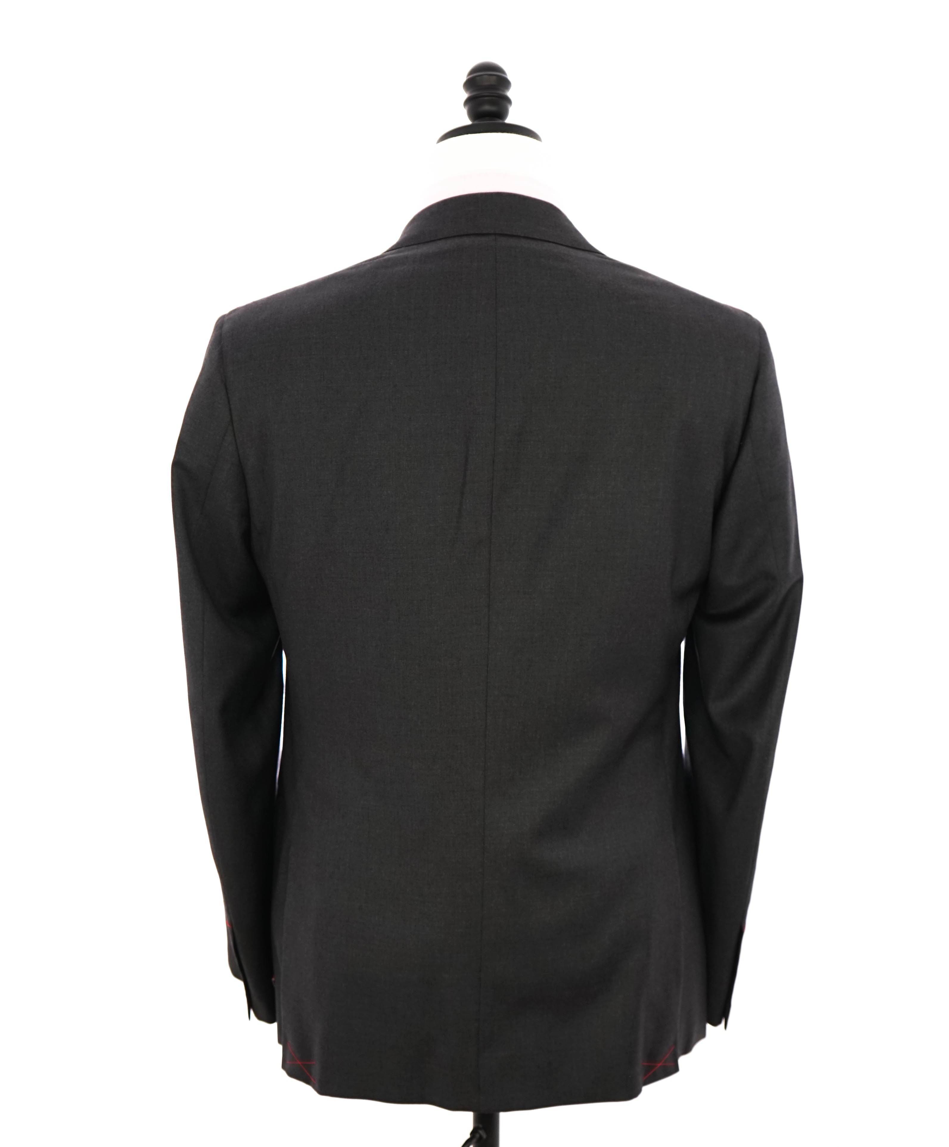 $3,750 ISAIA - Gray "AQUASPIDER" *CLOSET STAPLE* Coral Pin Suit - 40S 32W