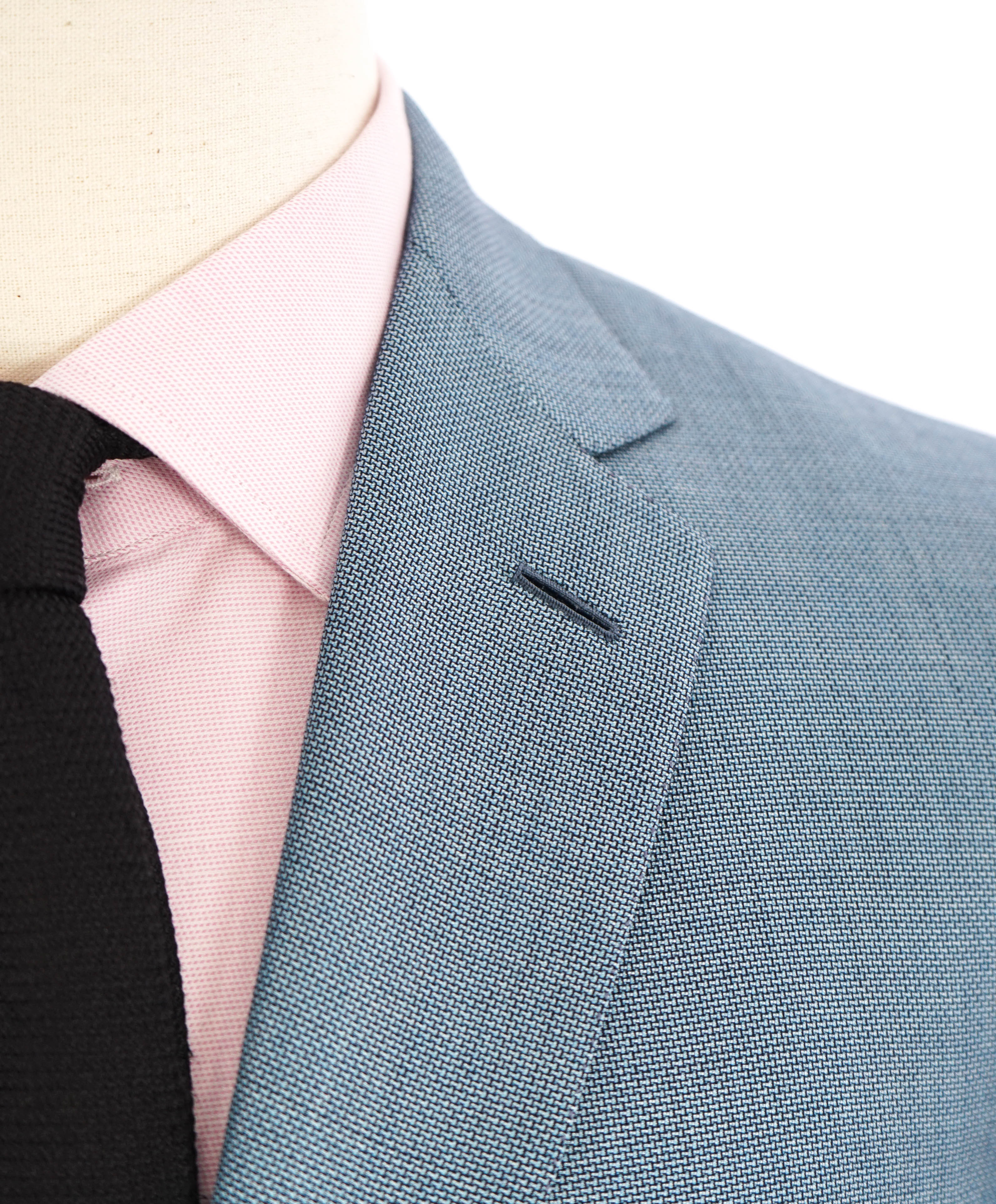 $4,800 BRIONI - Baby Blue Patch Pocket Hand Made Italy Blazer- 42R US