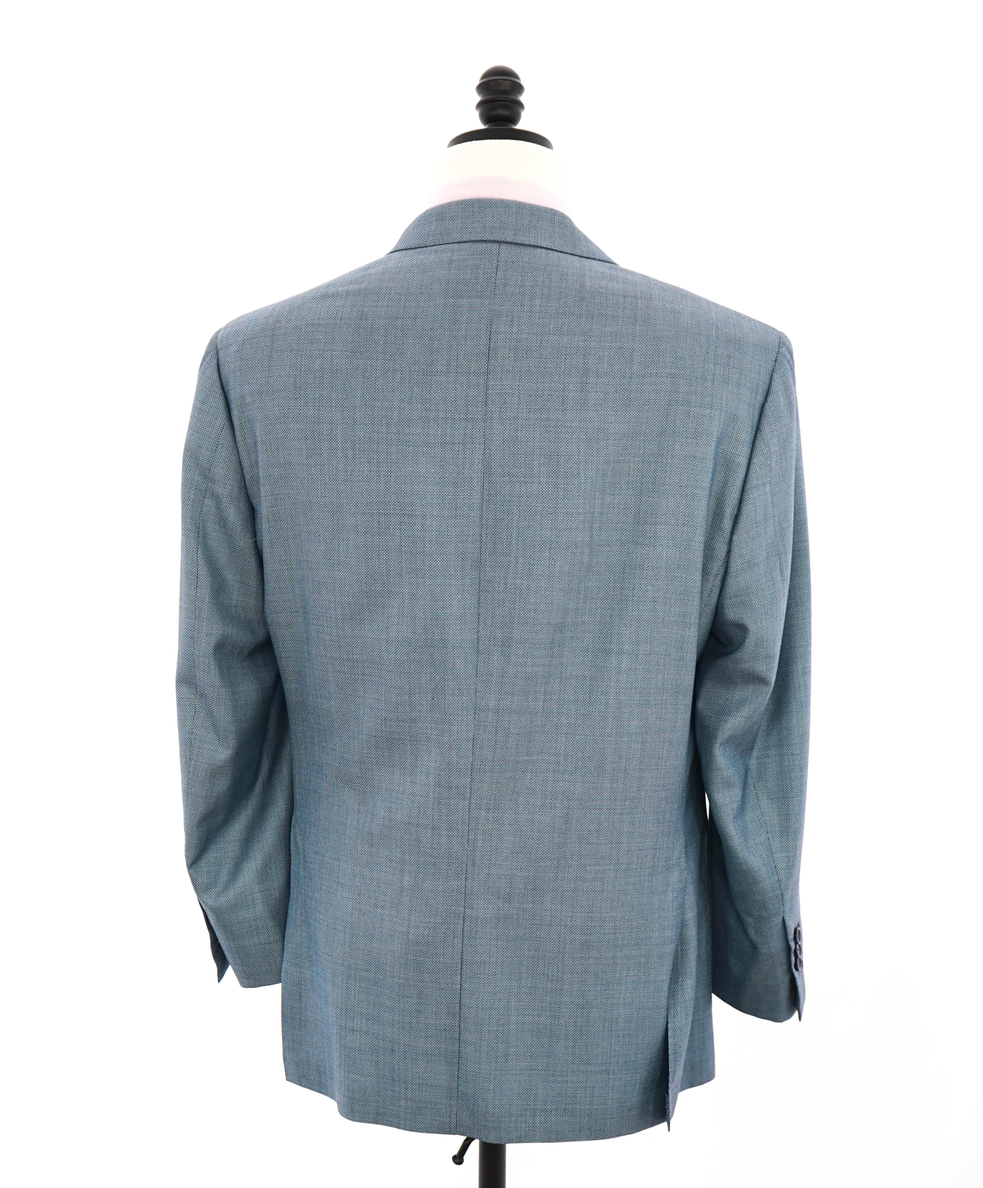 $4,800 BRIONI - Baby Blue Patch Pocket Hand Made Italy Blazer- 42R US