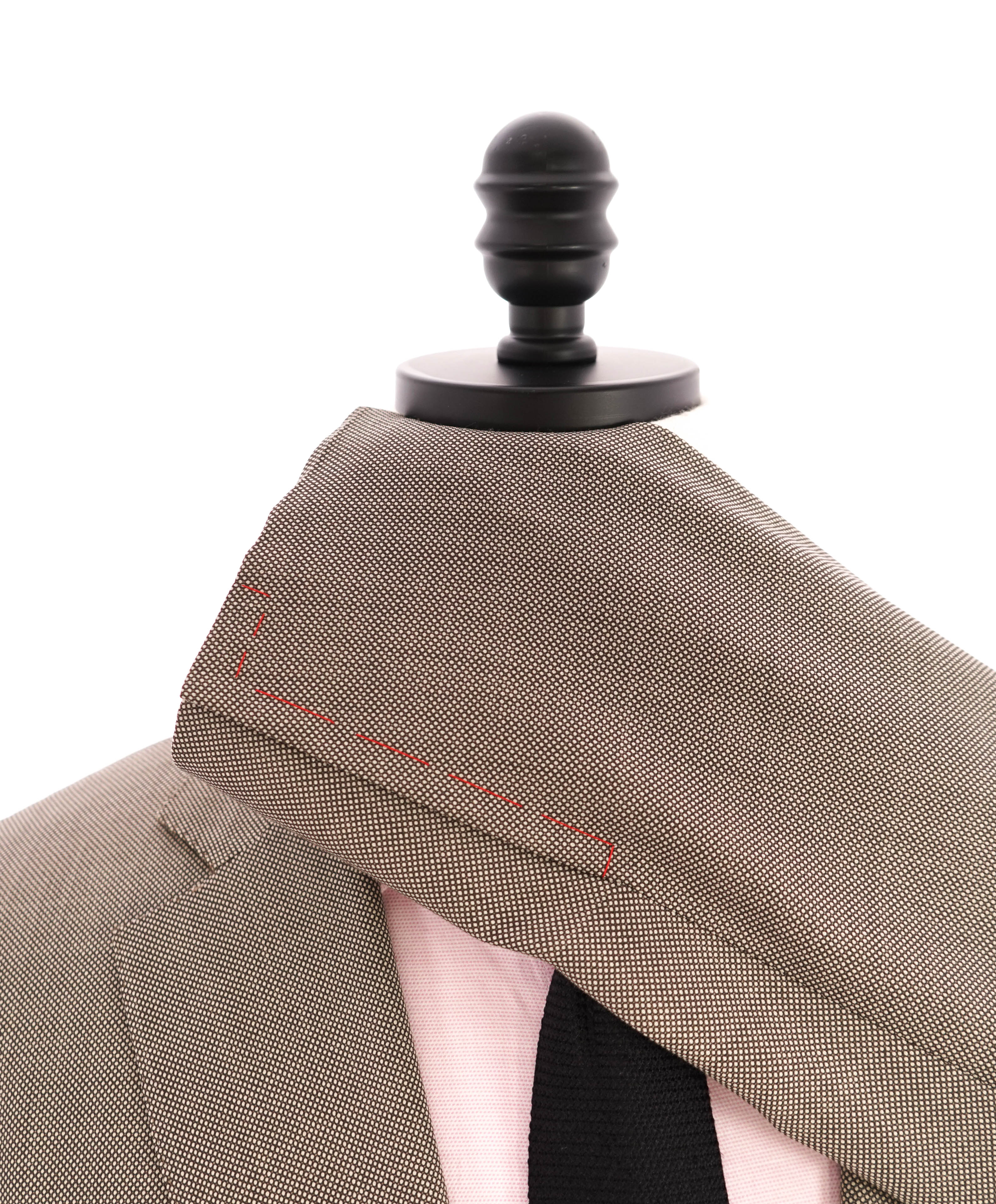 ISAIA - Brown Birdseye 140's "Nuova Base S" Suit - 44R