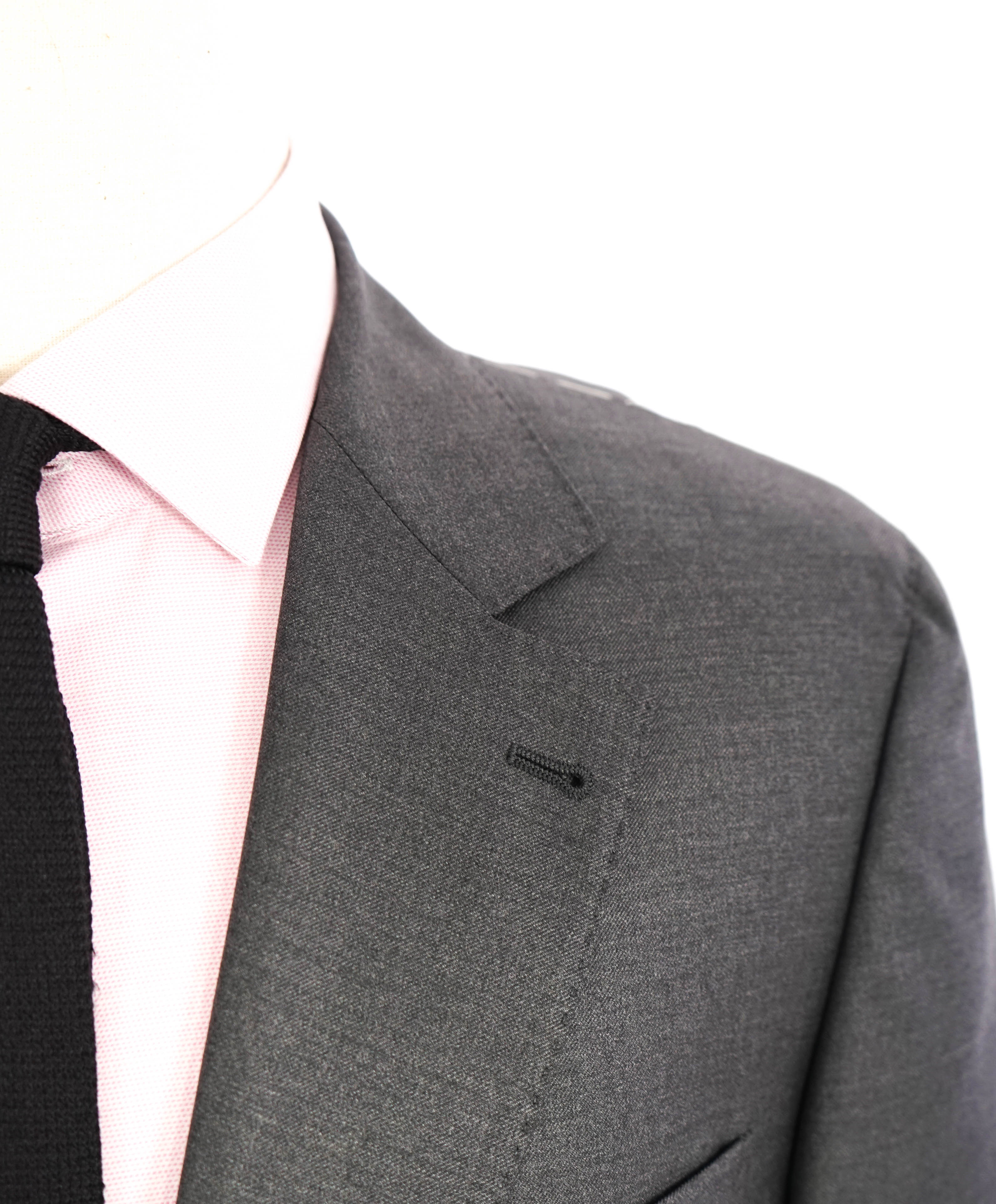 BRUNELLO CUCINELLI - *CLOSET STAPLE* Gray 2/3 Roll Lapel Semi-Lined Suit - 44R 35W