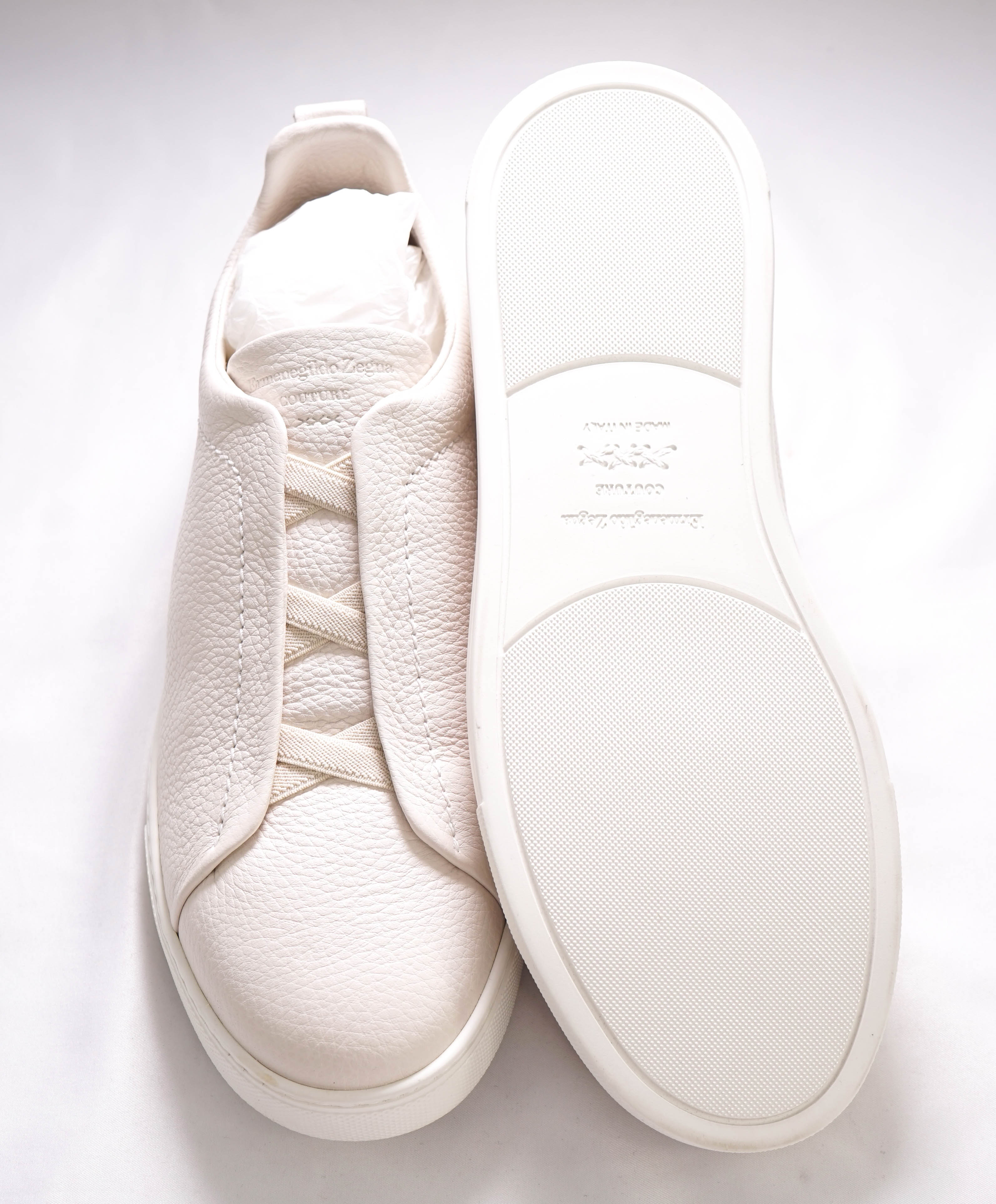 $950 ERMENEGILDO ZEGNA - COUTURE "Triple Stitch" Sneakers - 9 US (42 EU)