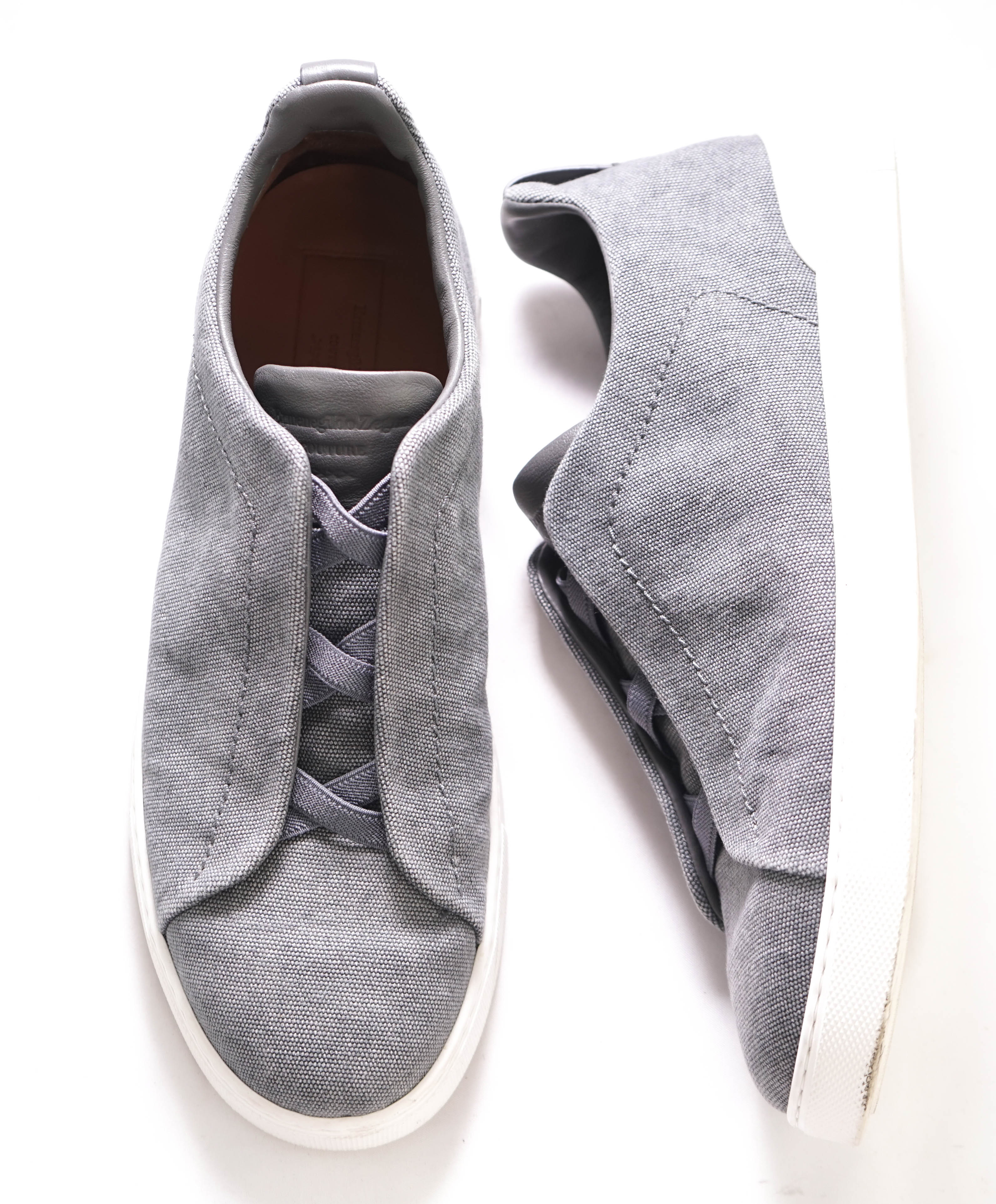 $790 ERMENEGILDO ZEGNA - COUTURE "Triple Stitch" Sneakers - 10 US (43 EU)