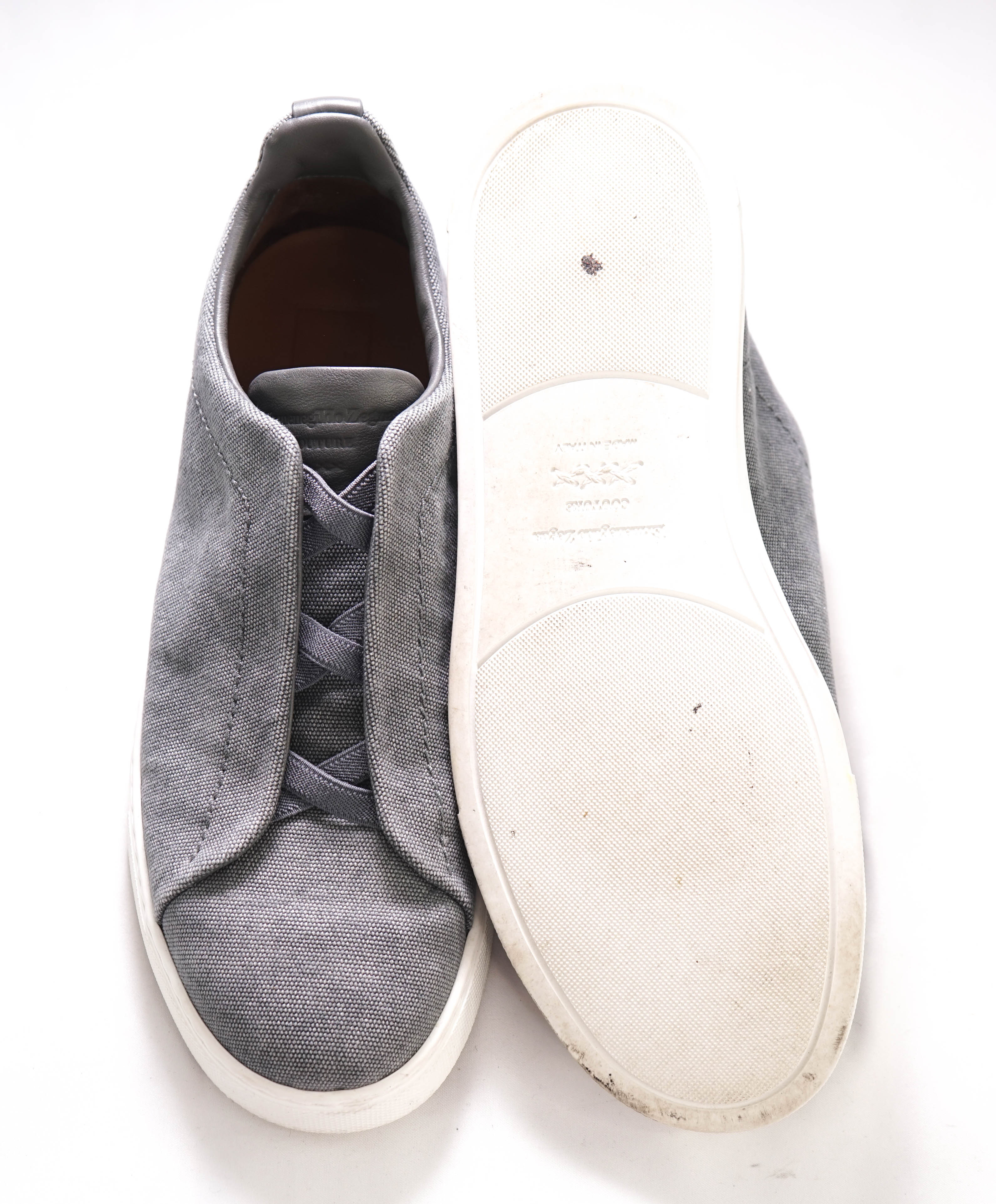 $790 ERMENEGILDO ZEGNA - COUTURE "Triple Stitch" Sneakers - 10 US (43 EU)