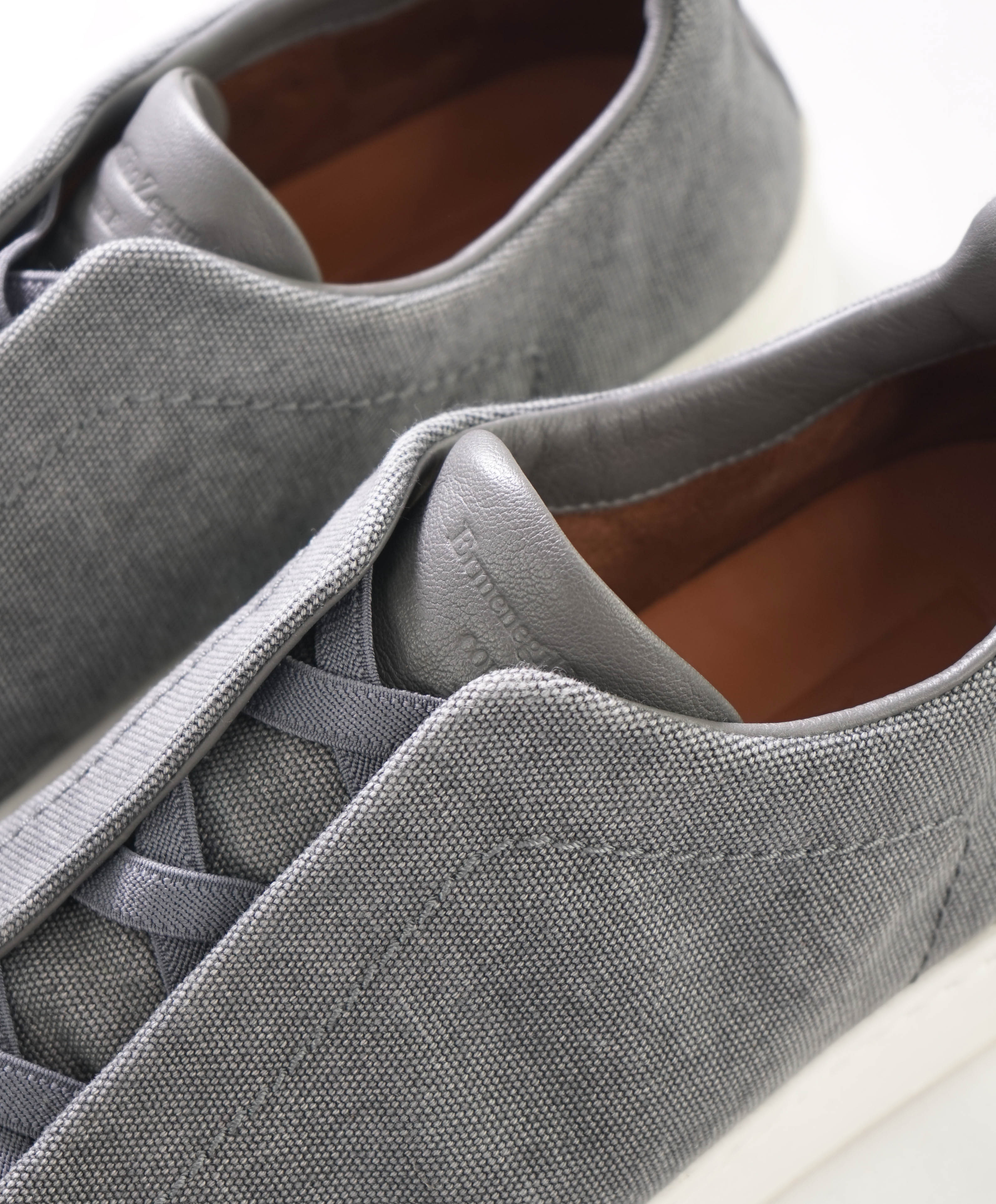 $790 ERMENEGILDO ZEGNA - COUTURE "Triple Stitch" Sneakers - 10 US (43 EU)