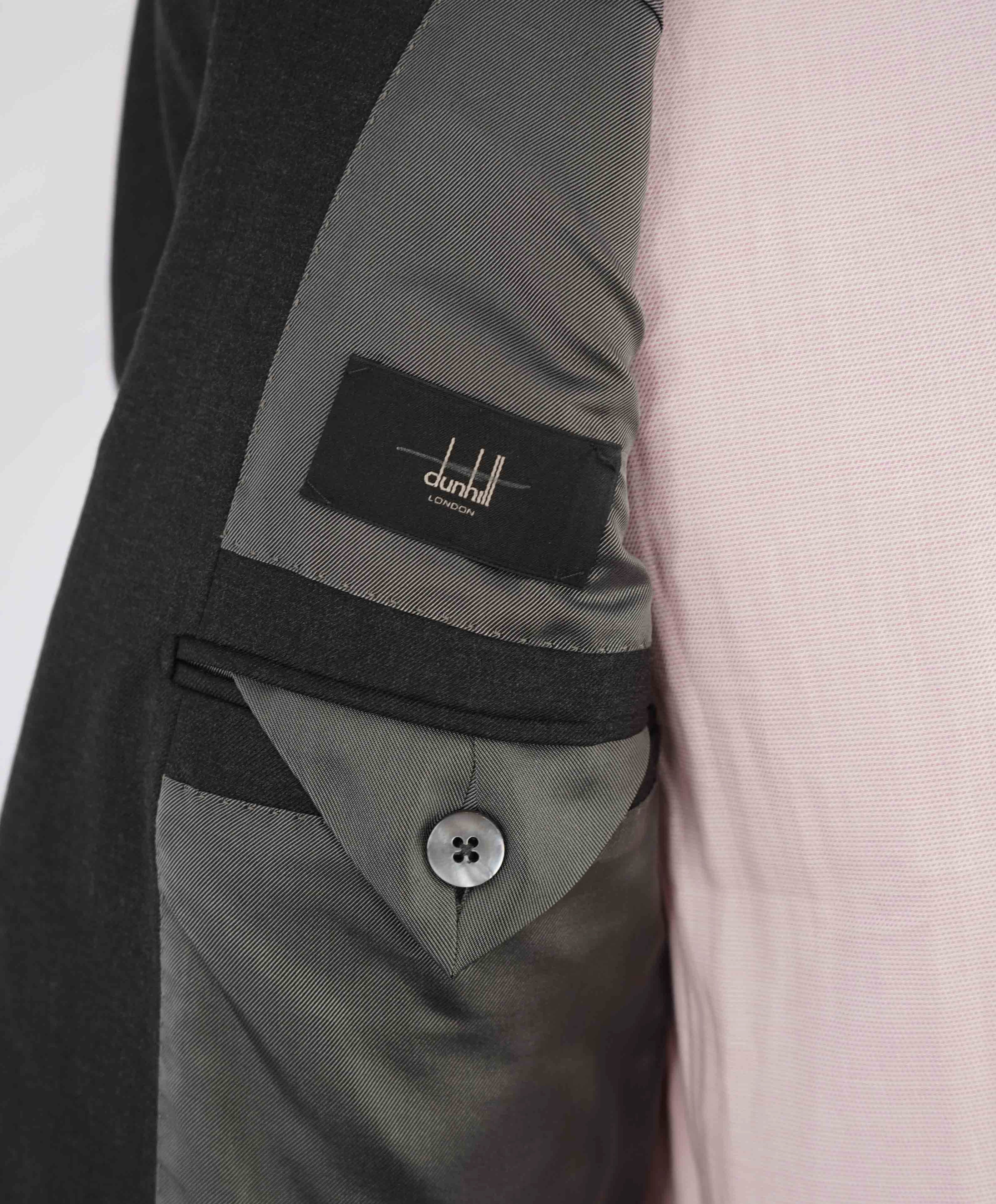$2,195 DUNHILL - "BELGRAVIA" By TOM FORD/ZEGNA Gray Premium Blazer - 40R