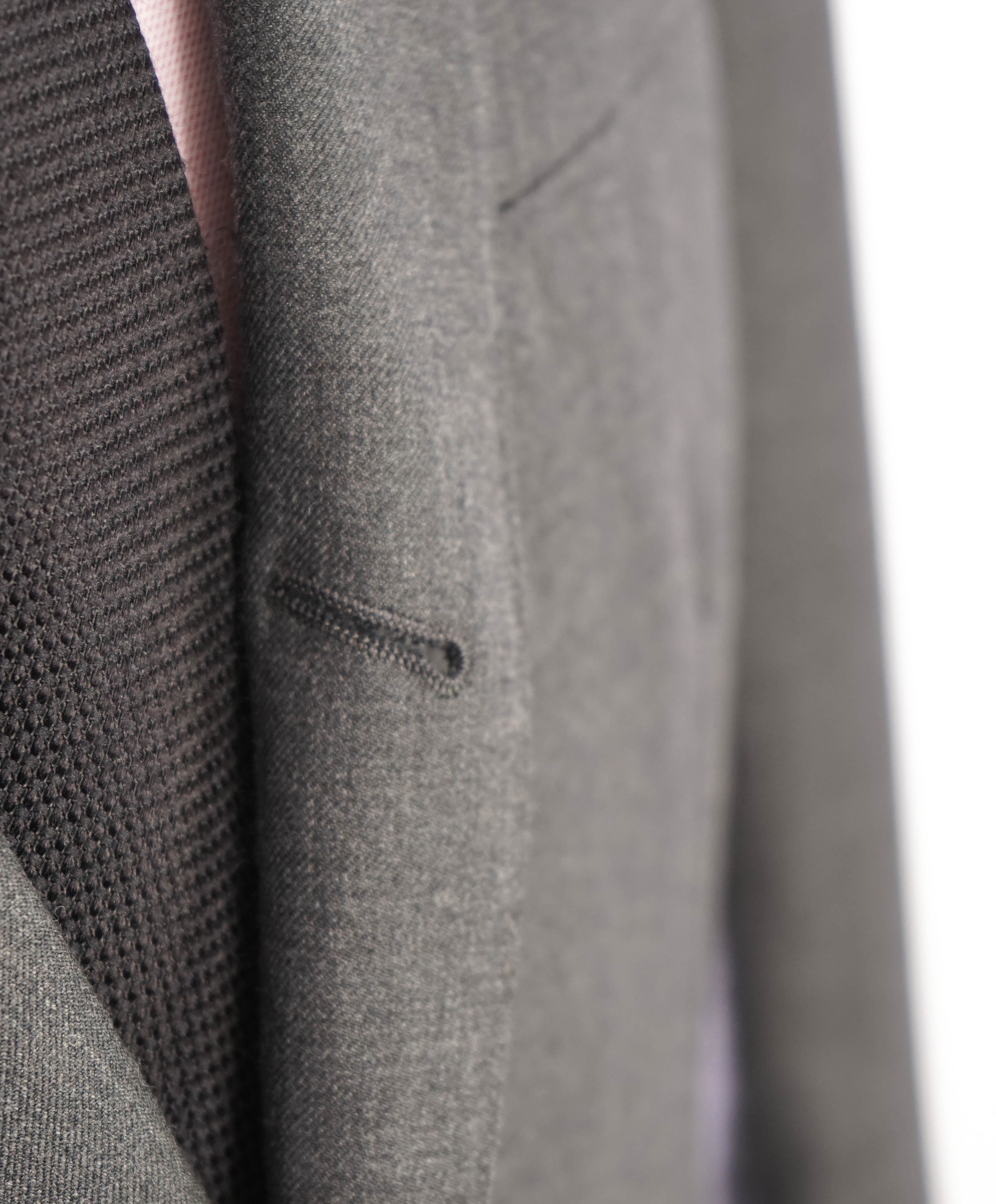 $3,795 THOM BROWNE - Charcoal 3-Piece (Matching Tie) Suit - SZ 3 (42US)