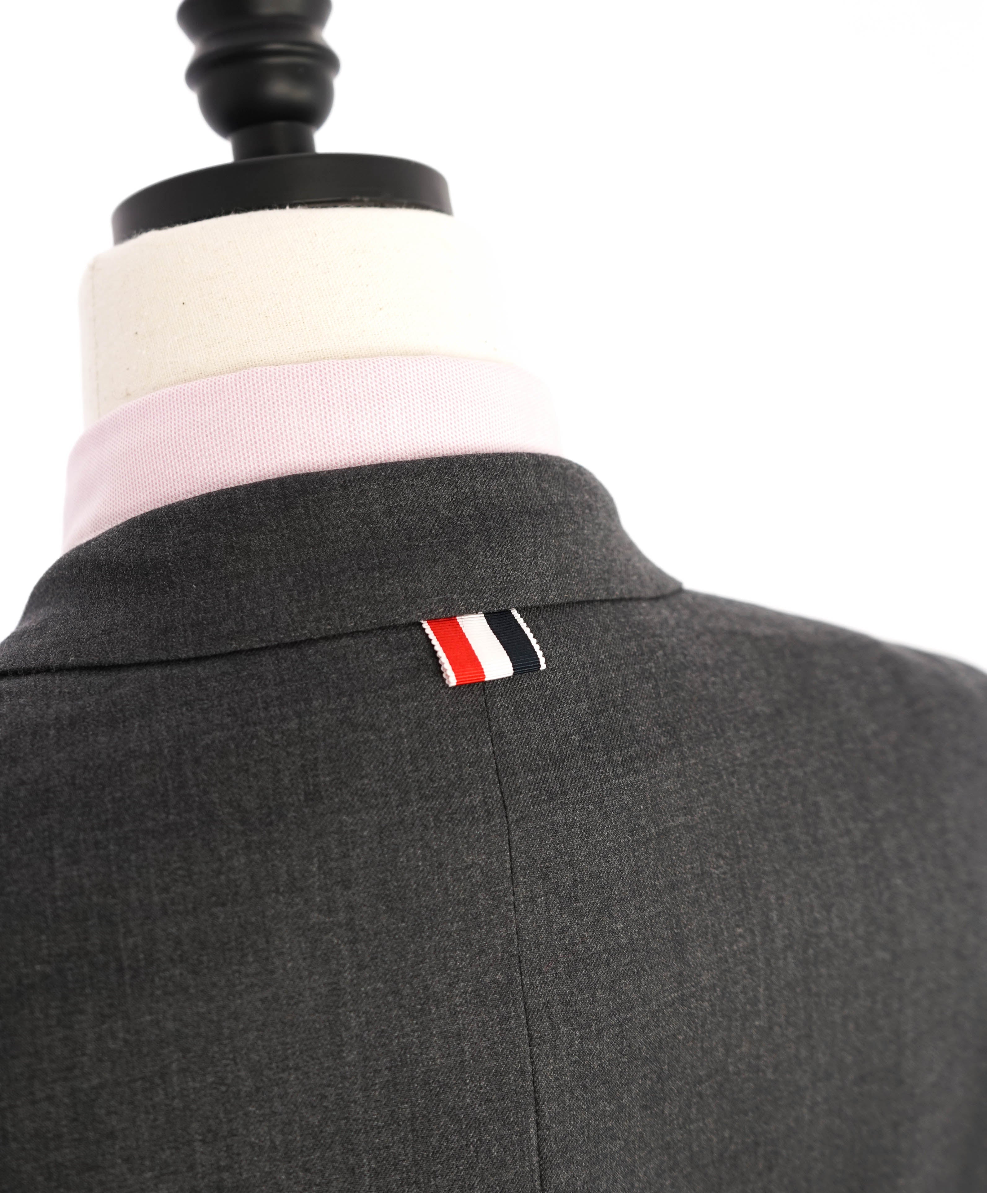 $3,795 THOM BROWNE - Charcoal 3-Piece (Matching Tie) Suit - SZ 3 (42US)