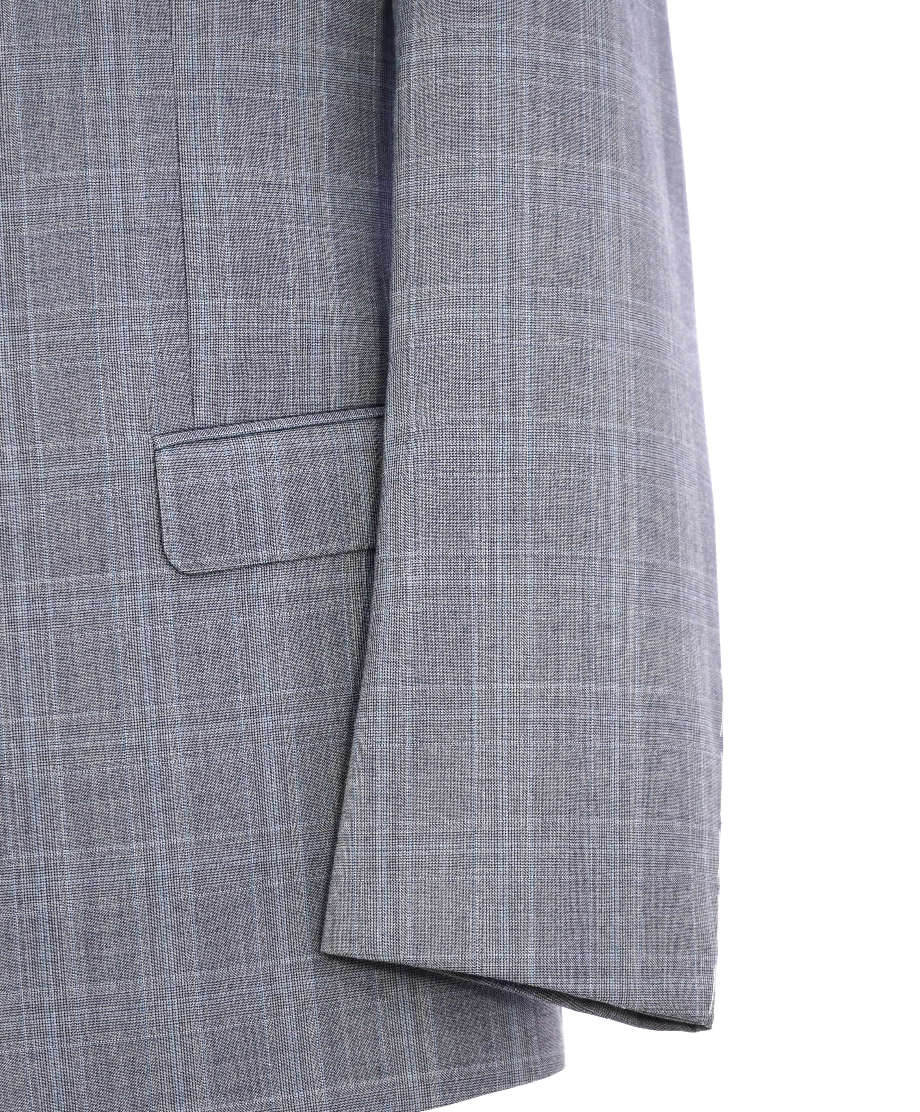 $3,795 GIORGIO ARMANI - "SOFT" Powder Baby Blue Notch Lapel SUPER 150's Suit - 46R