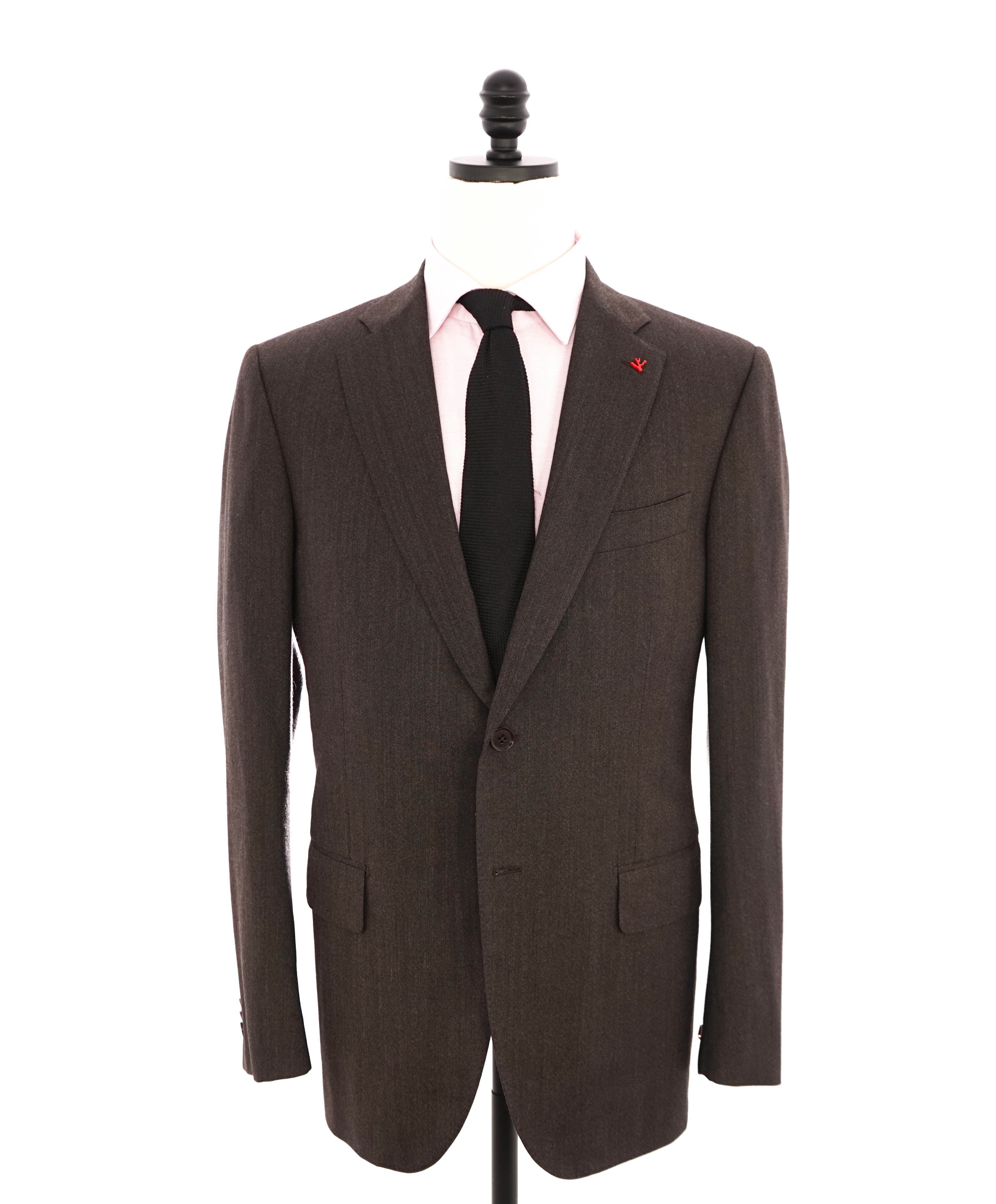 $2,995 ISAIA - "WINTER AQUA 3PLY" Brown Wool Blazer - 42R