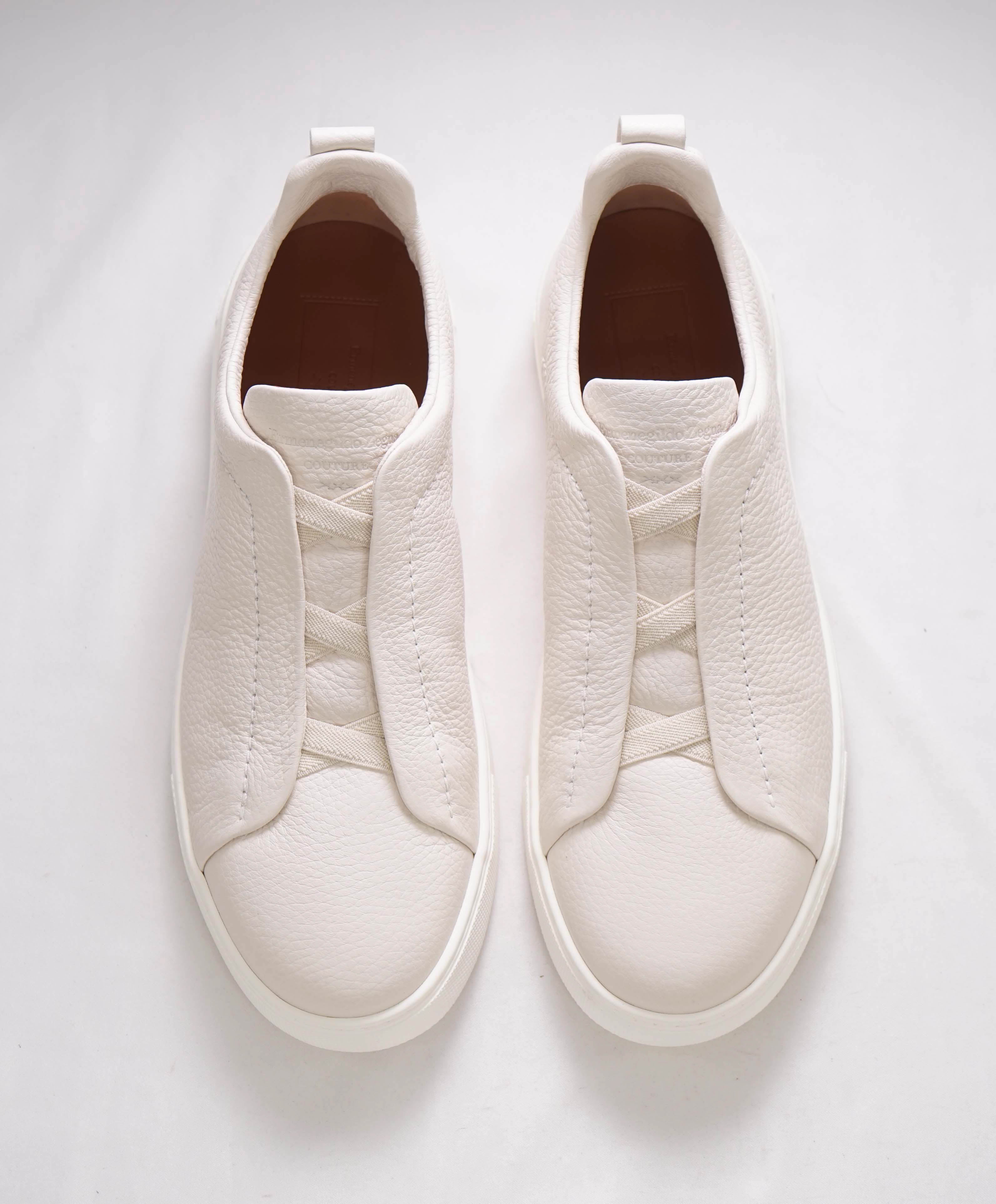 $950 ERMENEGILDO ZEGNA - COUTURE "Triple Stitch" Sneakers - 7.5 US (40.5 EU)