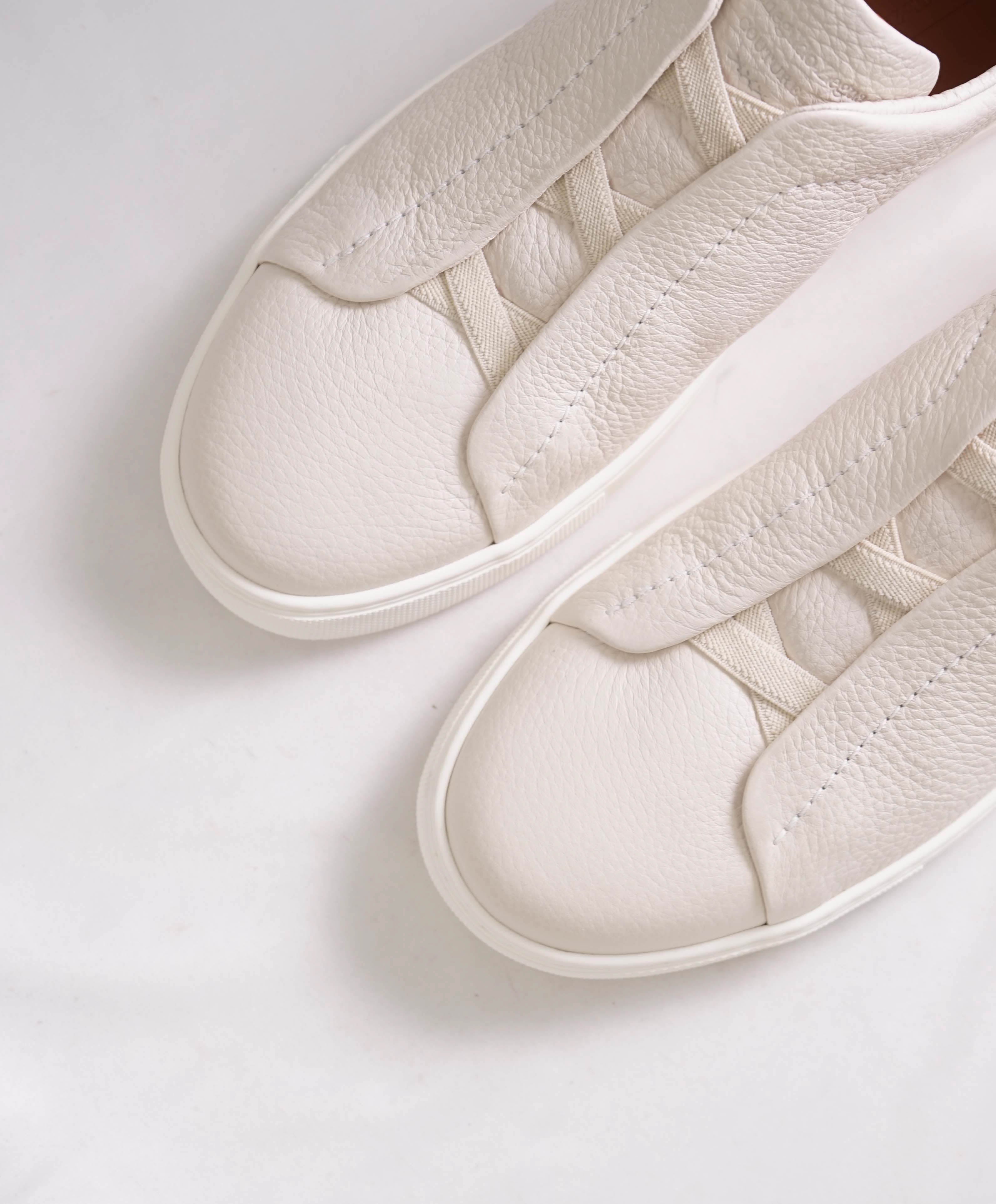 $950 ERMENEGILDO ZEGNA - COUTURE "Triple Stitch" Sneakers - 7.5 US (40.5 EU)