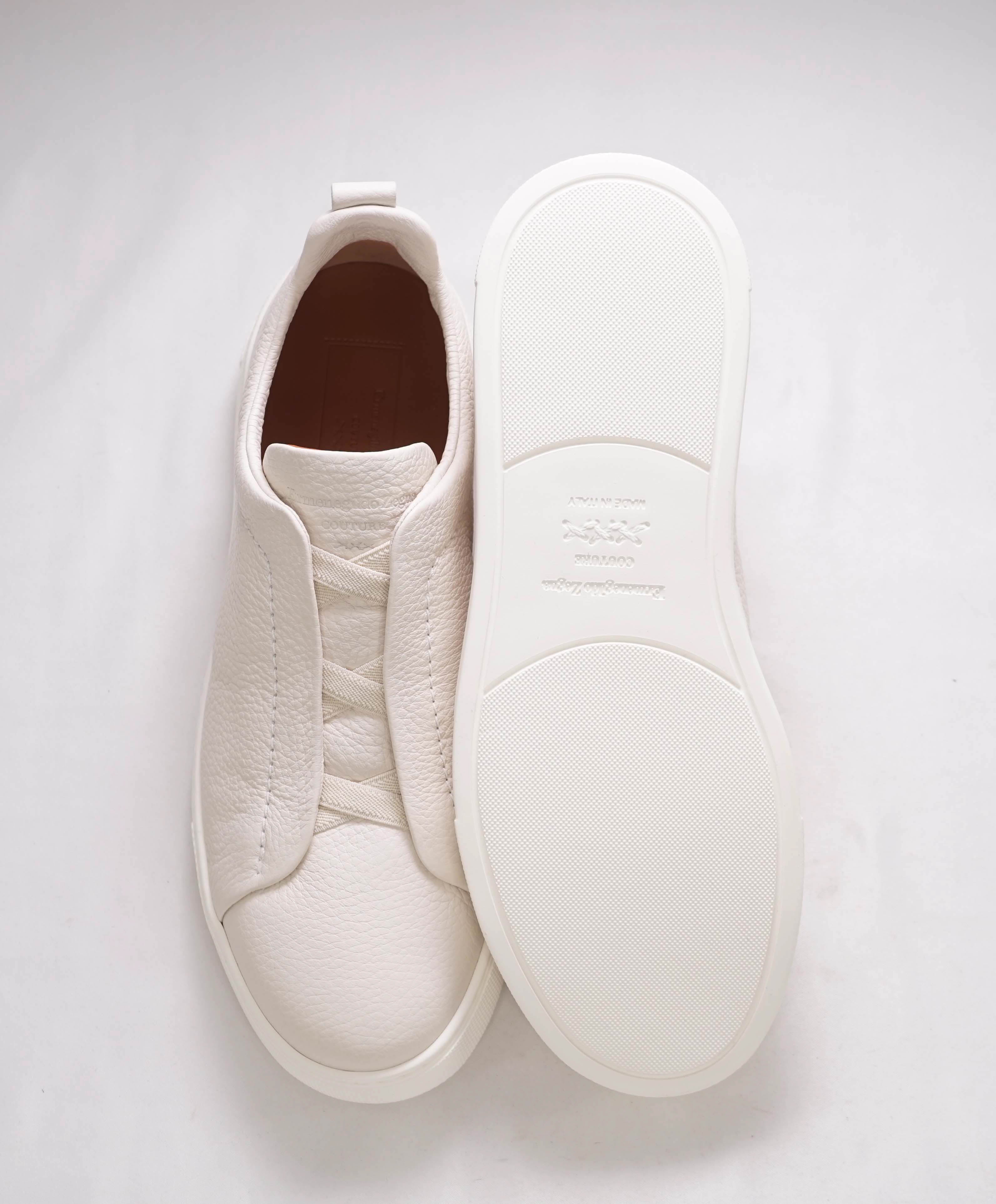 $950 ERMENEGILDO ZEGNA - COUTURE "Triple Stitch" Sneakers - 7.5 US (40.5 EU)