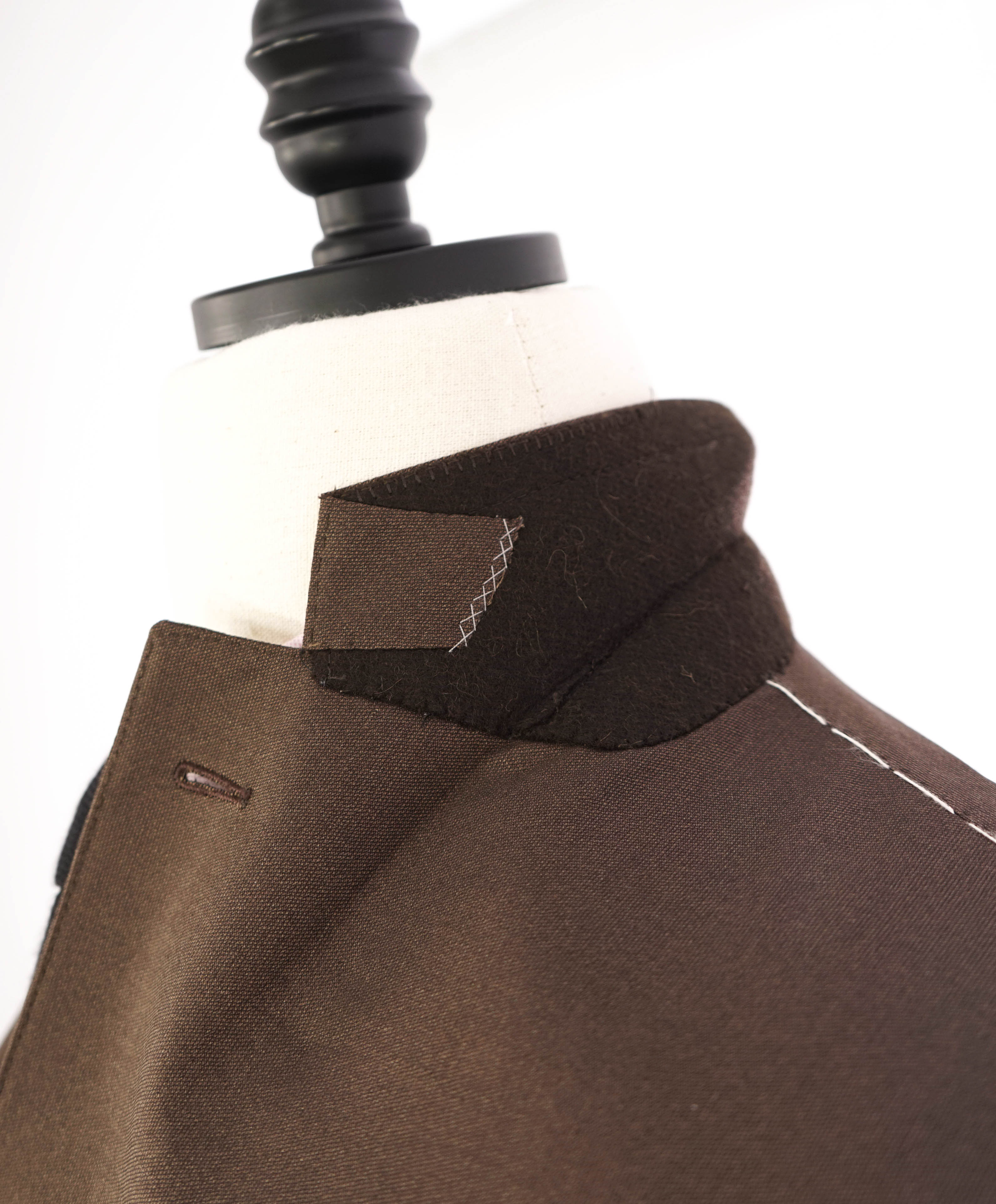 $3,995 ERMENEGILDO ZEGNA -"TROFEO 600" Medium Brown Silk Suit - 38R