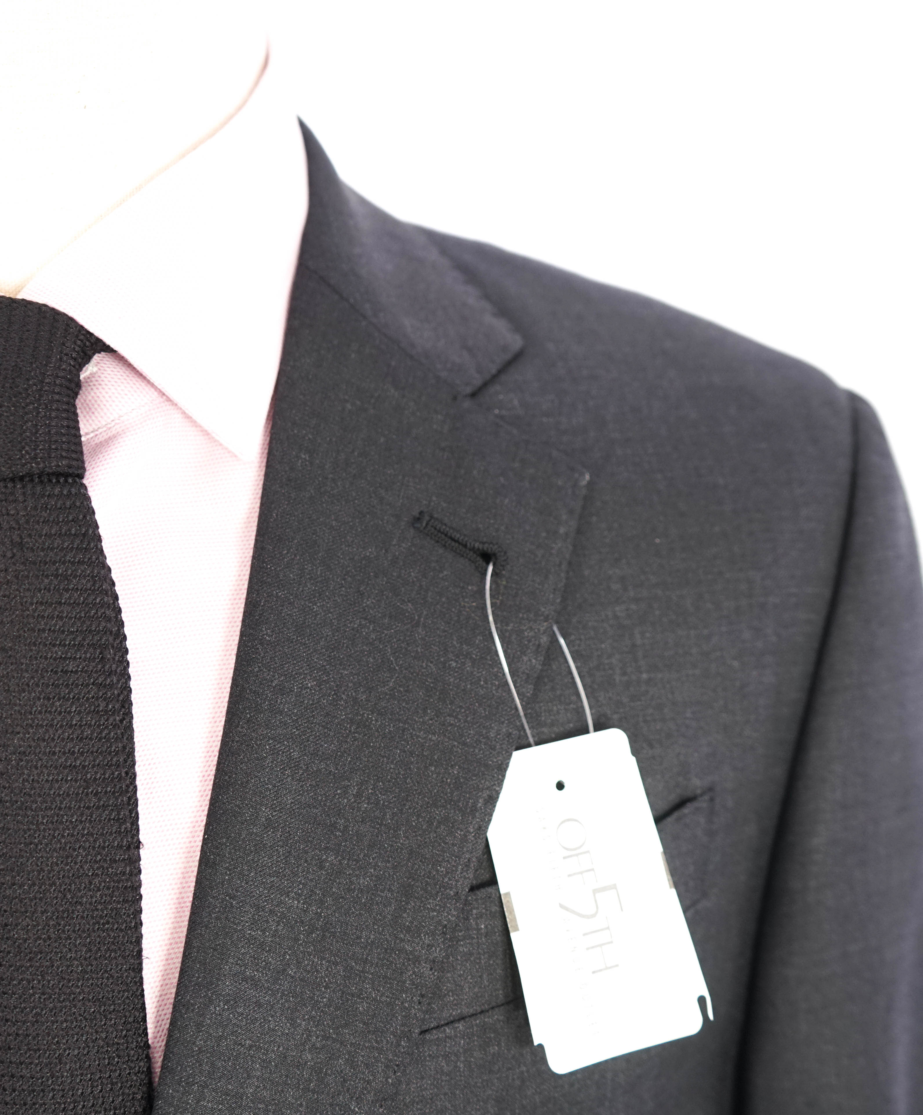 ARMANI COLLEZIONI - "G Line" Modern Charcoal Gray Notch Lapel Suit - 40R